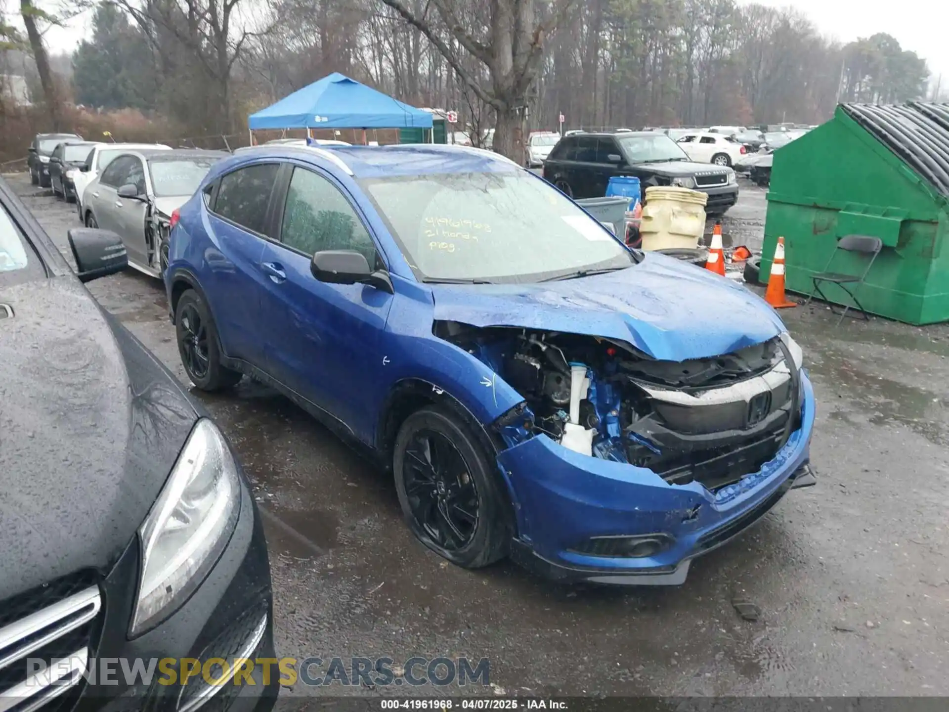 1 Photograph of a damaged car 3CZRU6H10MM732721 HONDA HR-V 2021