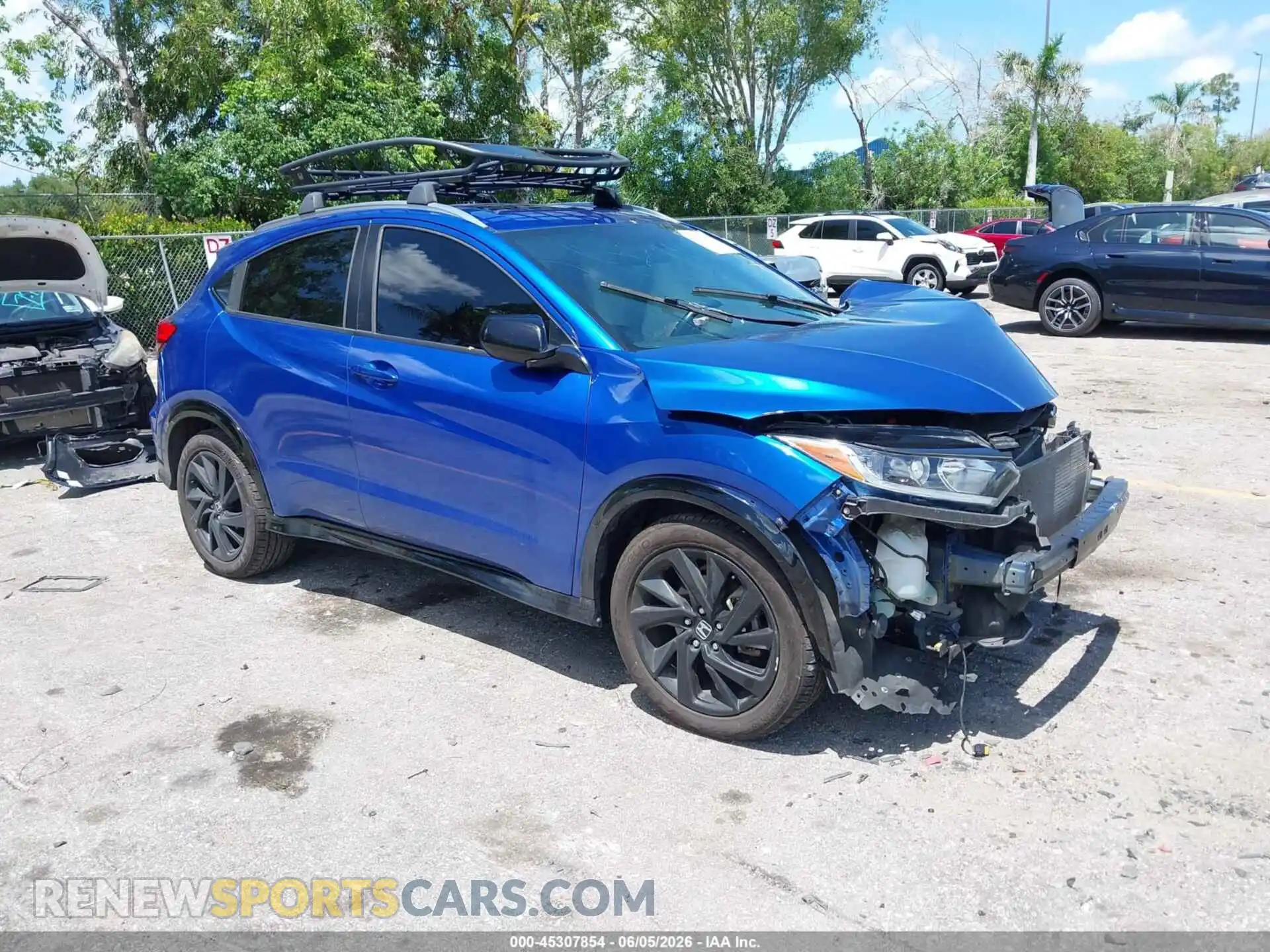 1 Photograph of a damaged car 3CZRU6H10MM732752 HONDA HR-V 2021