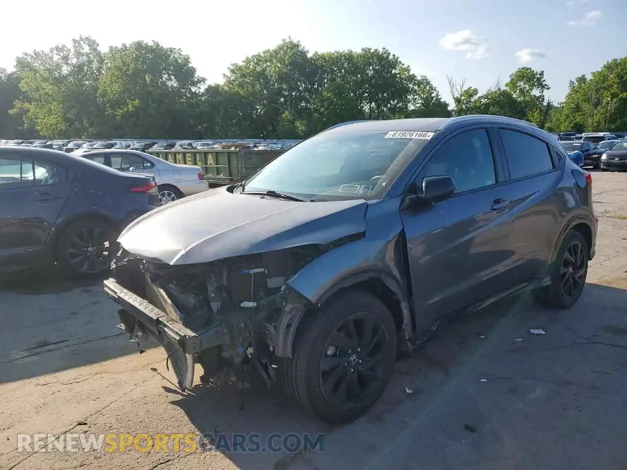1 Photograph of a damaged car 3CZRU6H11MM718360 HONDA HR-V 2021