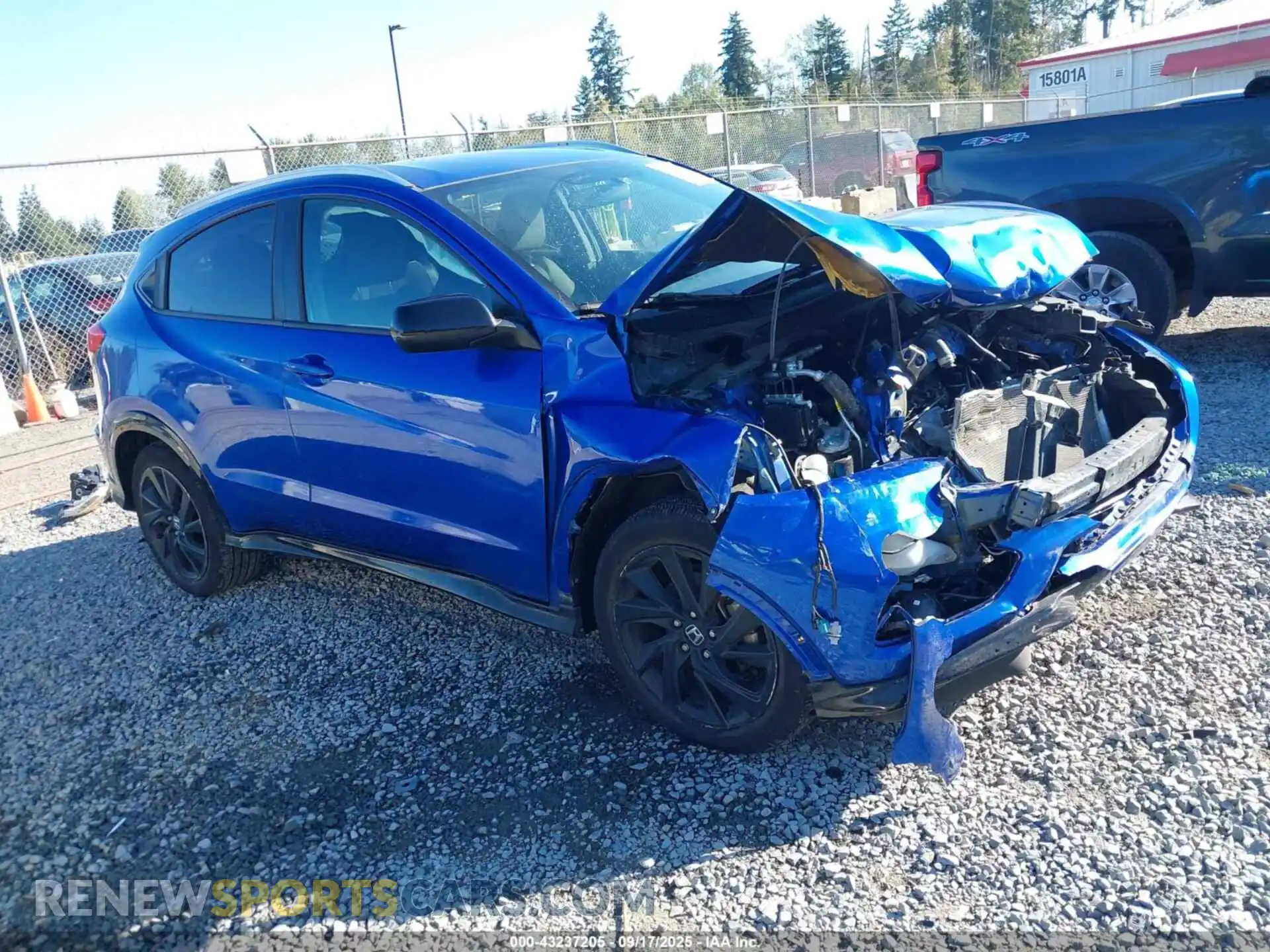 1 Photograph of a damaged car 3CZRU6H15MM747585 HONDA HR-V 2021