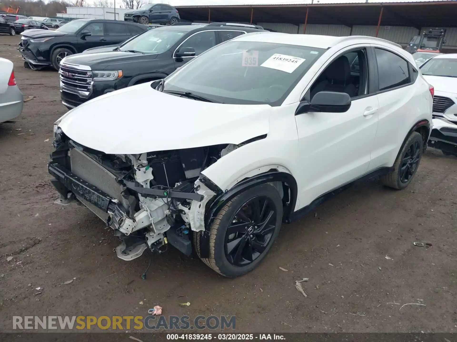 2 fotografías del automóvil dañado 3CZRU6H15MM752916 HONDA HR-V 2021