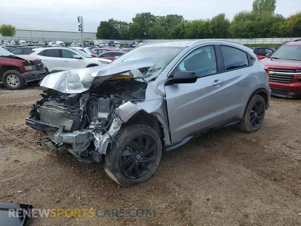 1 Photograph of a damaged car 3CZRU6H16MM703207 HONDA HR-V 2021