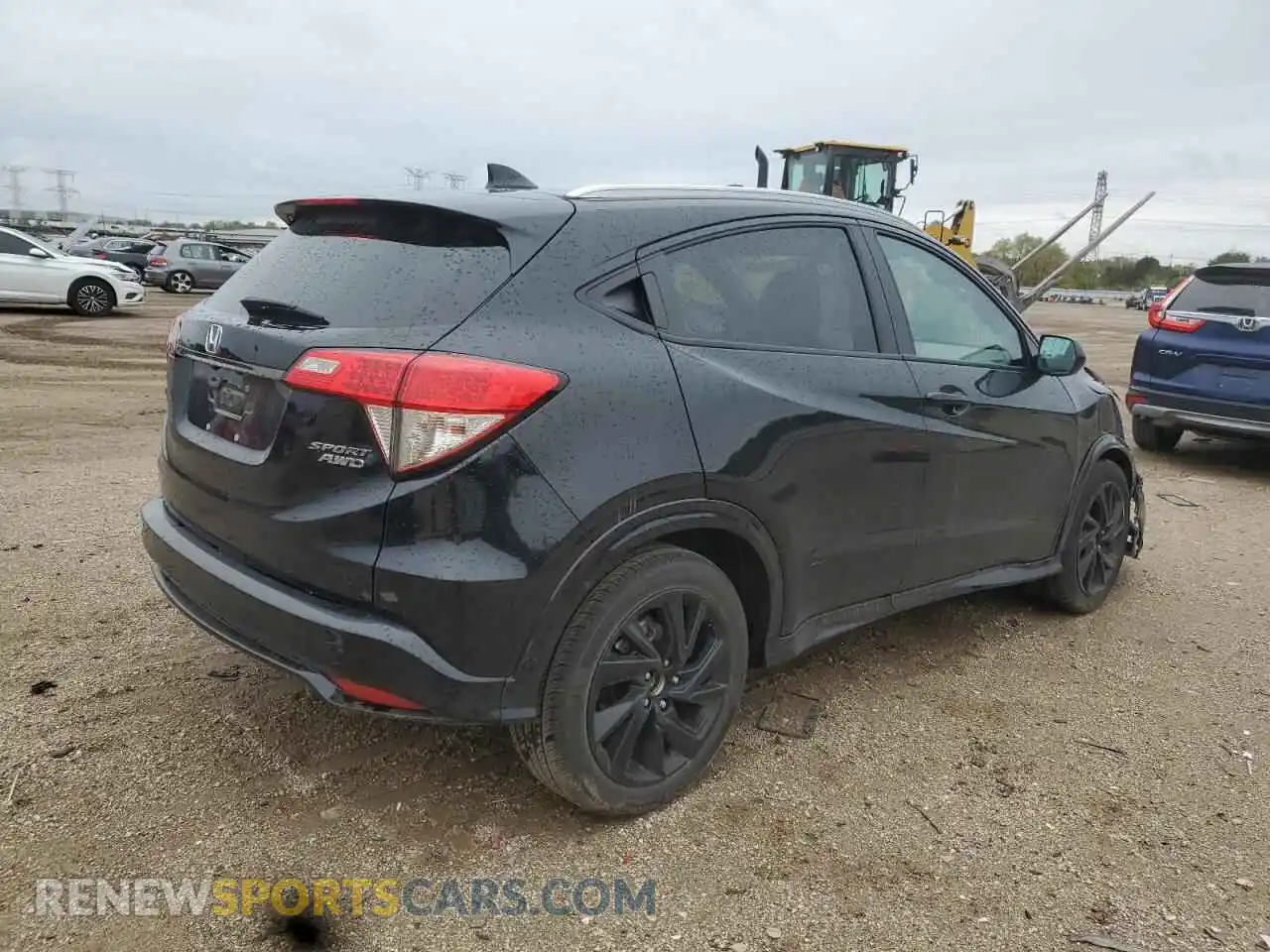 3 fotografías del automóvil dañado 3CZRU6H19MM733933 HONDA HR-V 2021