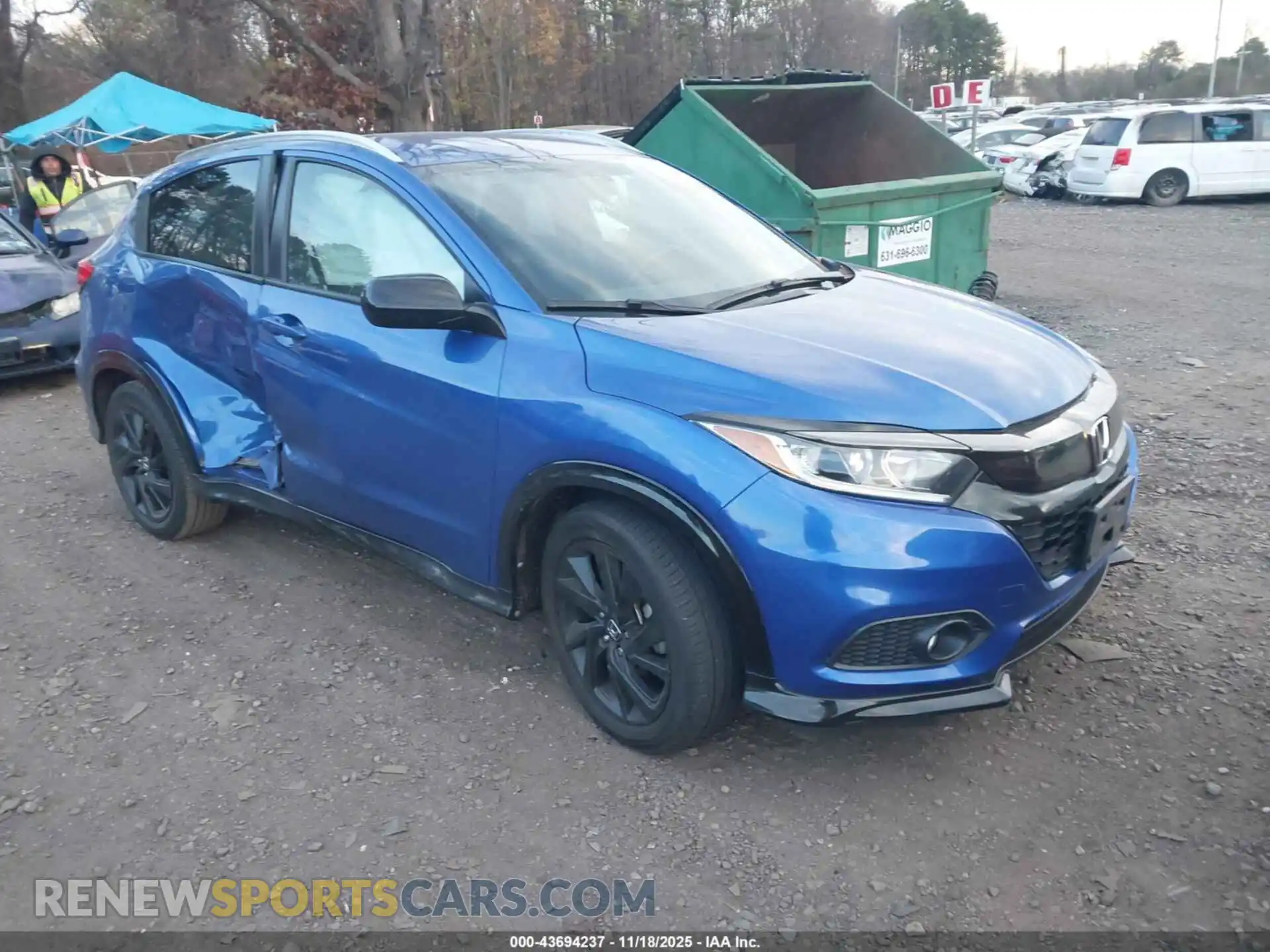 1 fotografías del automóvil dañado 3CZRU6H1XMM745587 HONDA HR-V 2021