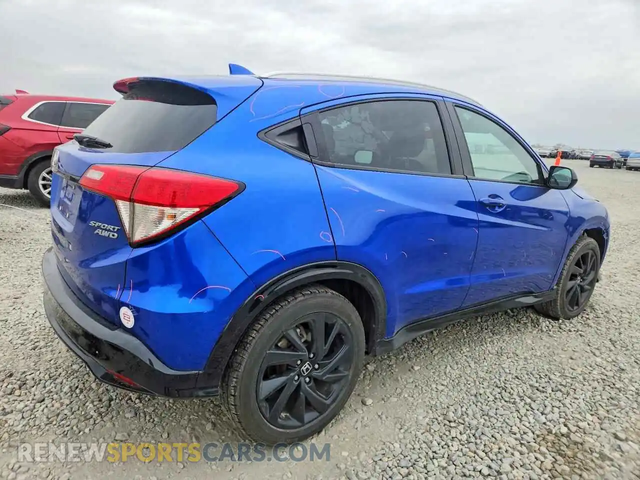 3 Photograph of a damaged car 3CZRU6H1XMM750983 HONDA HR-V 2021