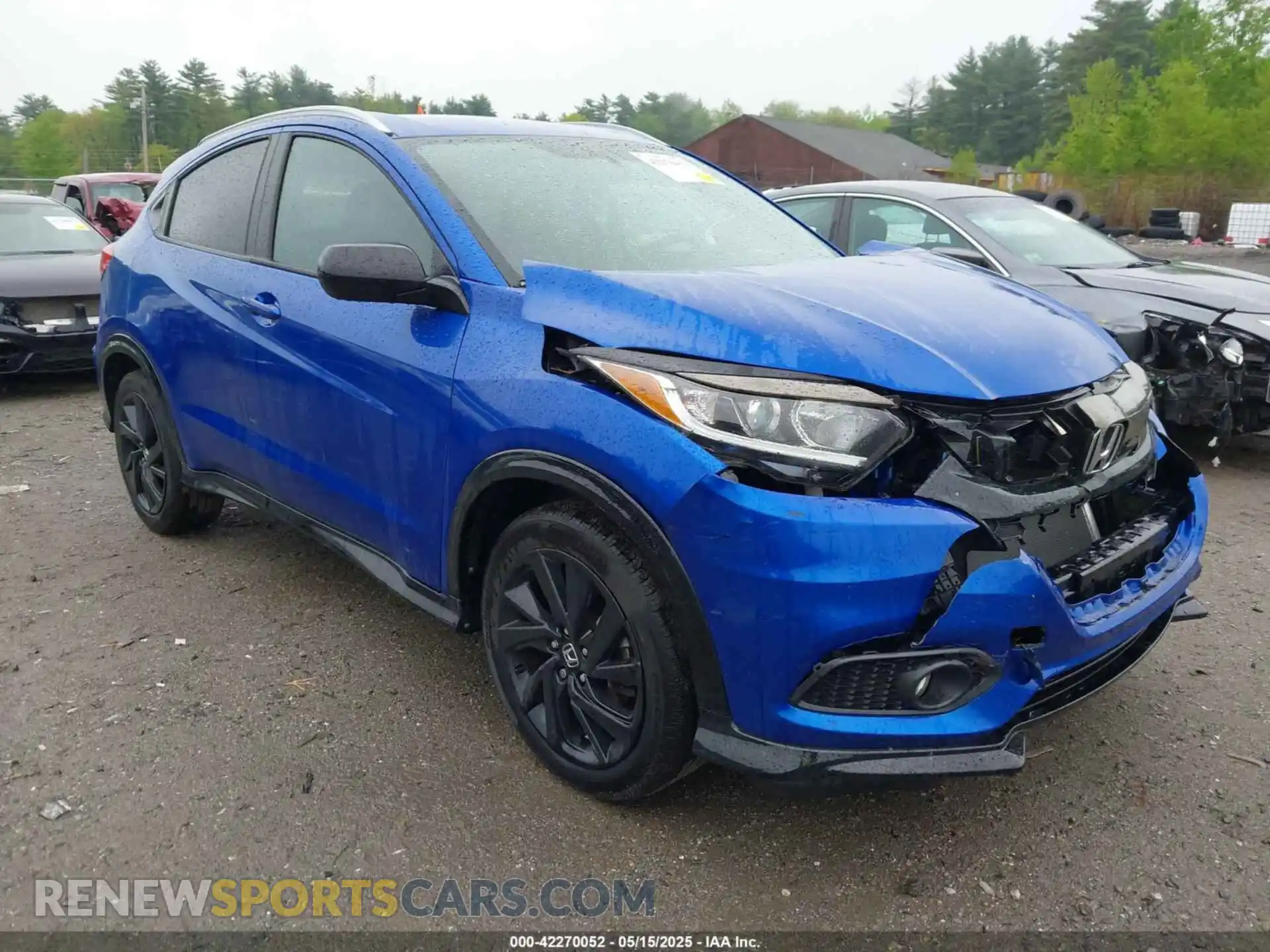 1 Photograph of a damaged car 3CZRU6H1XMM751017 HONDA HR-V 2021