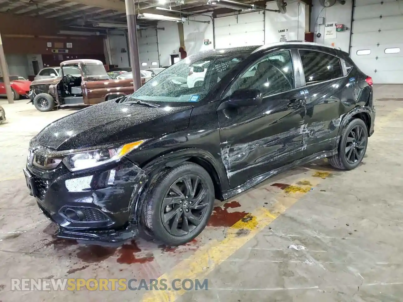 1 Photograph of a damaged car 3CZRU6H1XMM752443 HONDA HR-V 2021