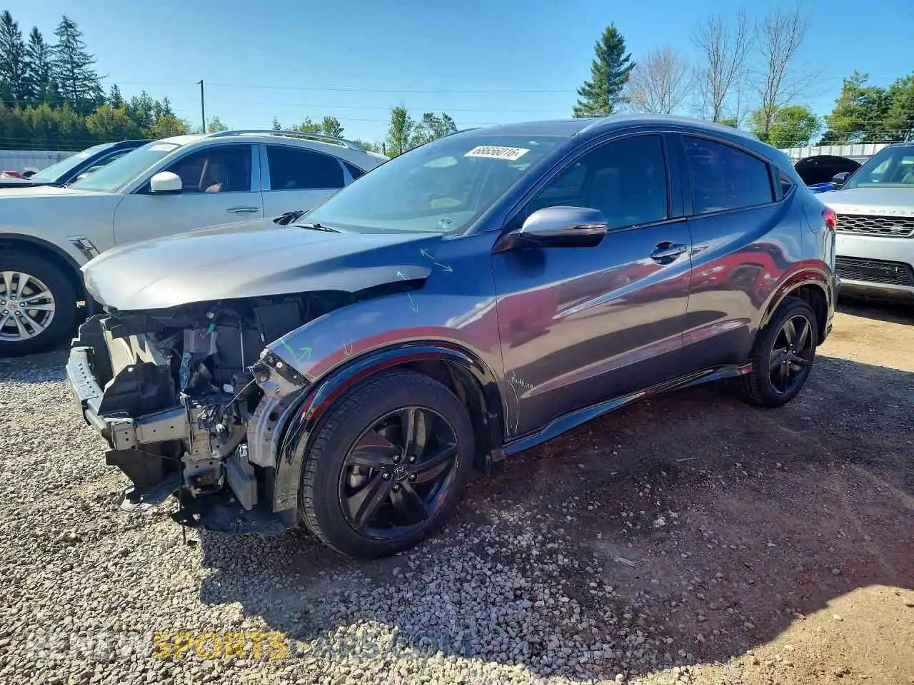 1 fotografías del automóvil dañado 3CZRU6H26MM100444 HONDA HR-V 2021