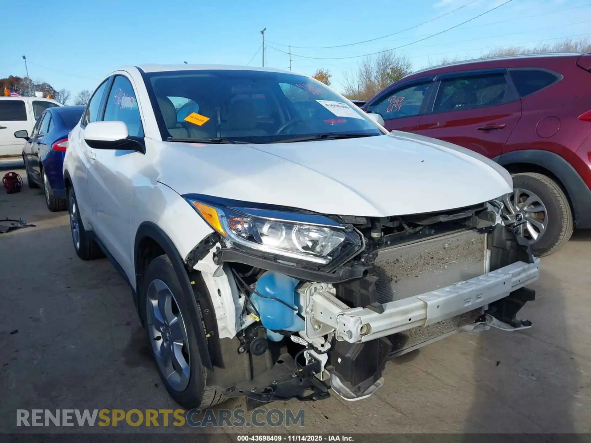 1 Photograph of a damaged car 3CZRU6H31MM710907 HONDA HR-V 2021