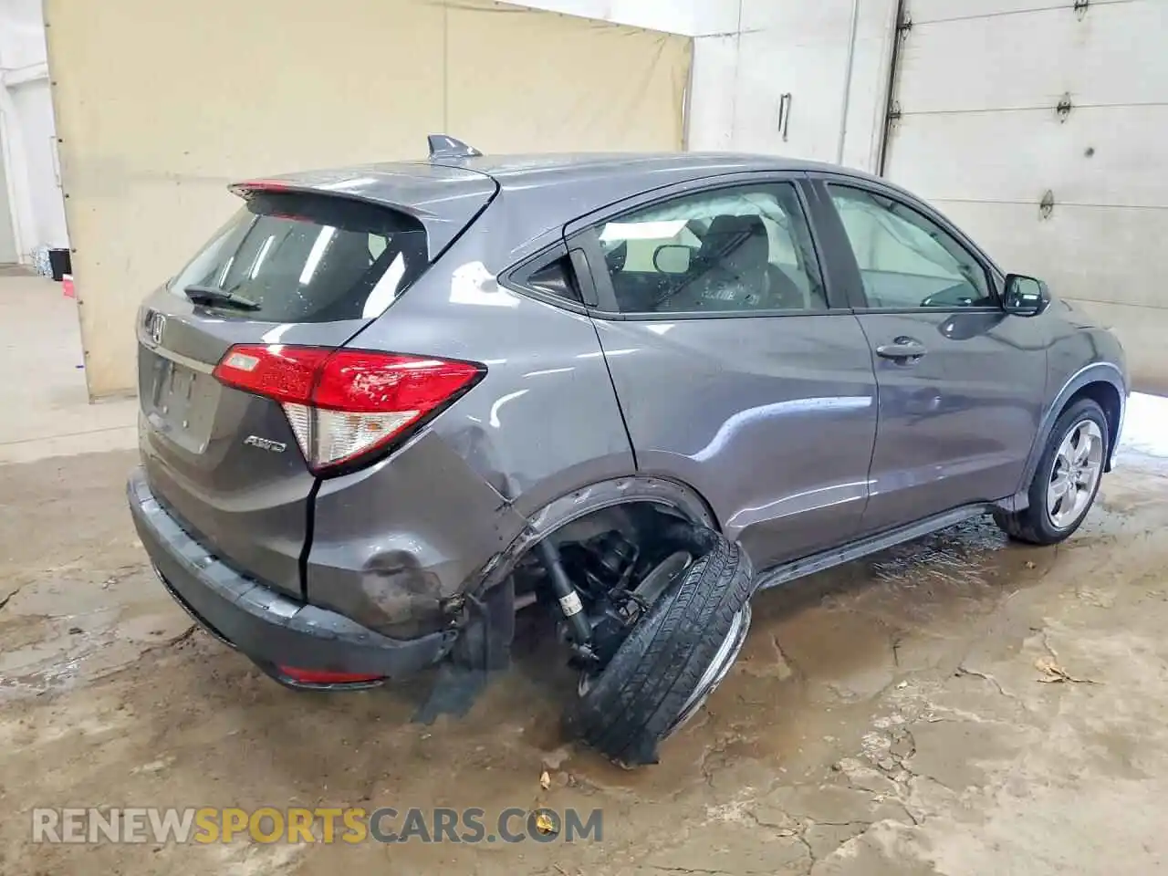 3 fotografías del automóvil dañado 3CZRU6H36MM701944 HONDA HR-V 2021