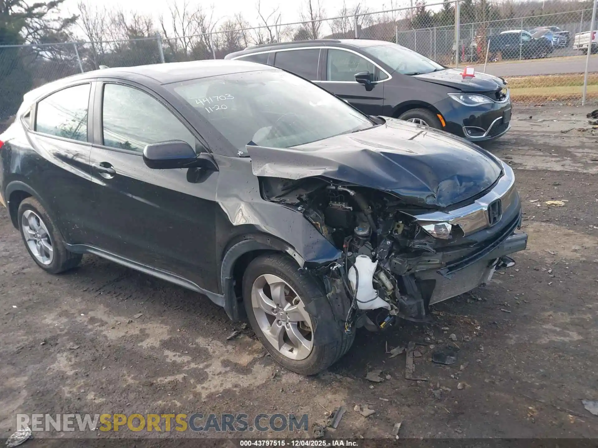1 Photograph of a damaged car 3CZRU6H37MM716159 HONDA HR-V 2021