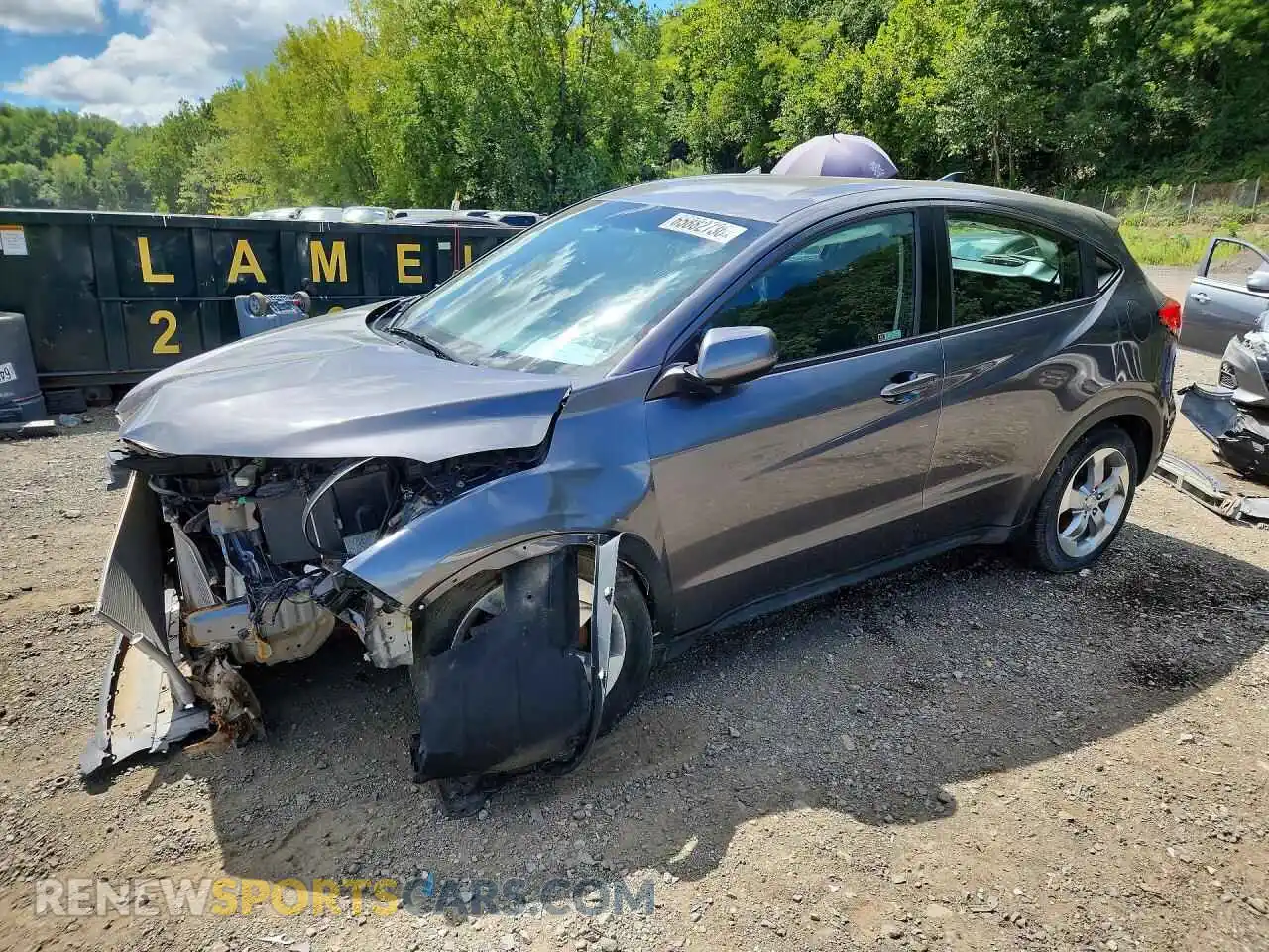 1 Photograph of a damaged car 3CZRU6H38MM703081 HONDA HR-V 2021