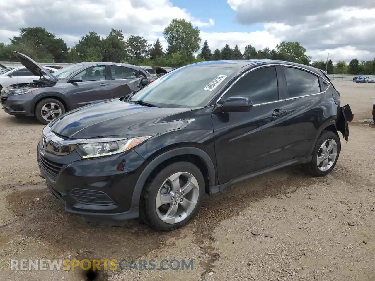 1 Photograph of a damaged car 3CZRU6H3XMM732145 HONDA HR-V 2021
