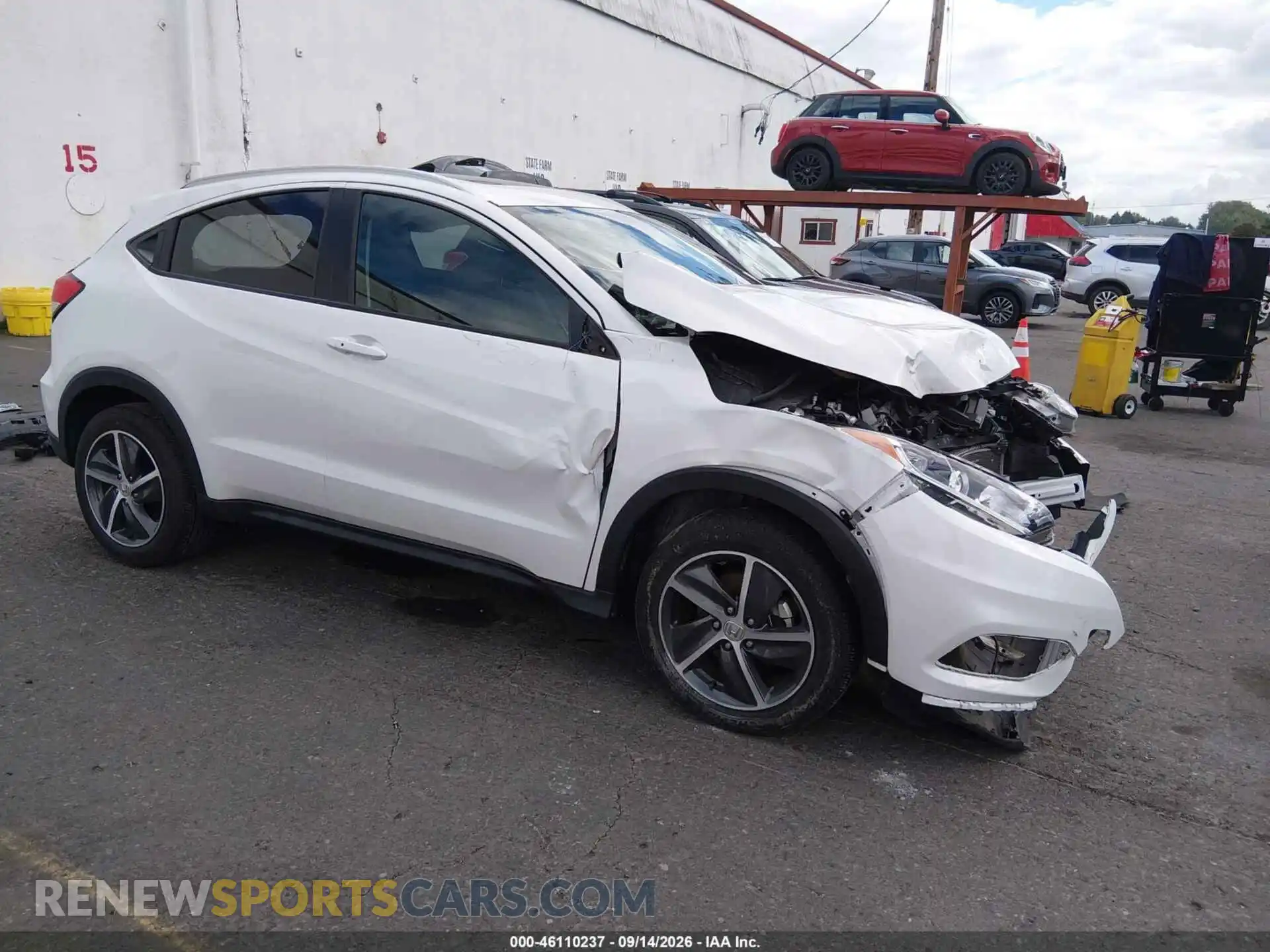 1 Photograph of a damaged car 3CZRU6H50MM718854 HONDA HR-V 2021