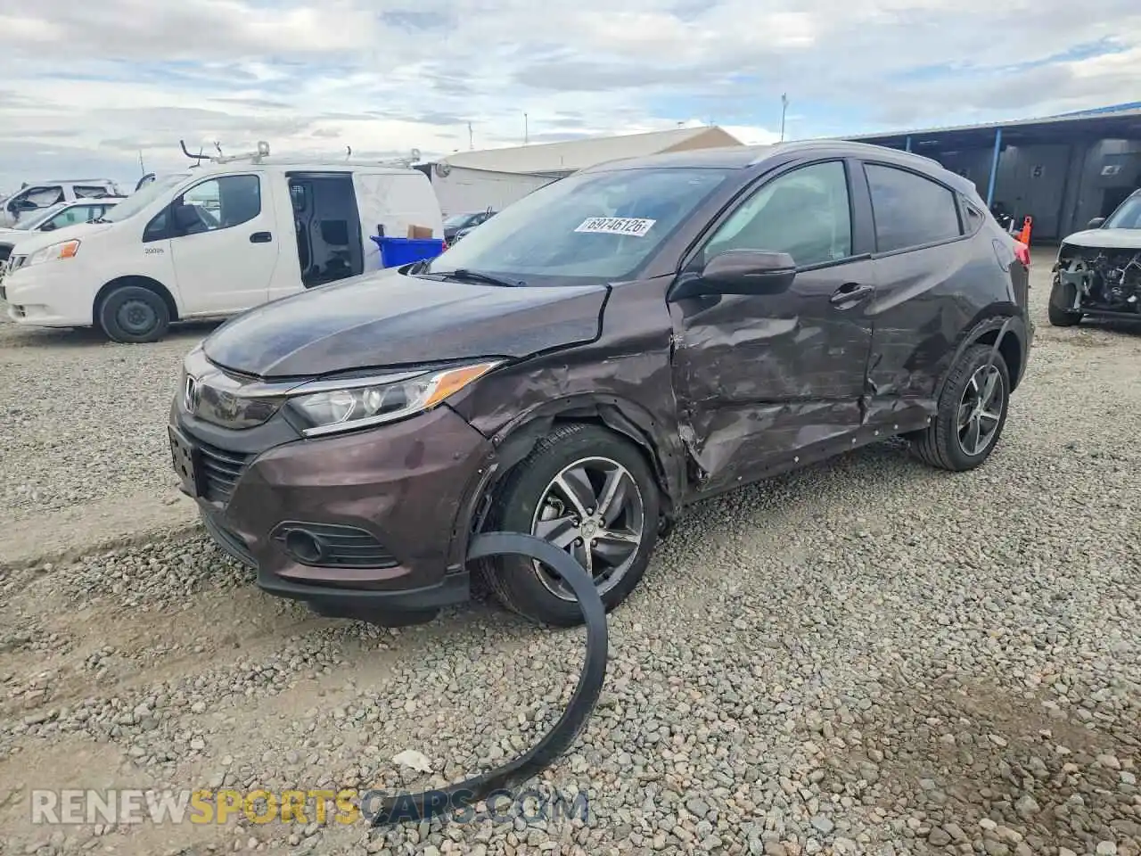 1 Photograph of a damaged car 3CZRU6H50MM745519 HONDA HR-V 2021