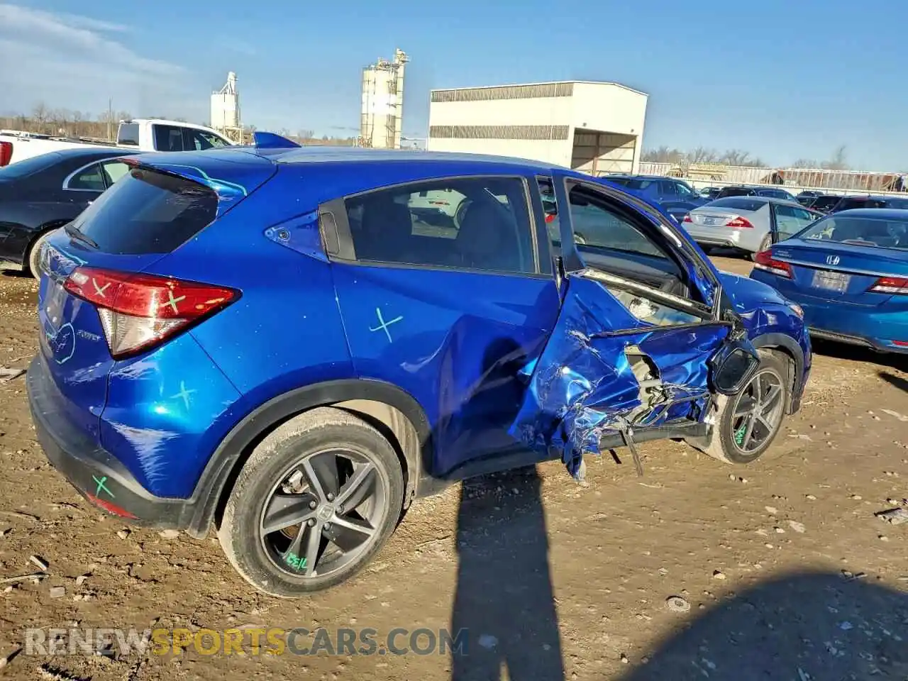 3 Photograph of a damaged car 3CZRU6H51MM721701 HONDA HR-V 2021