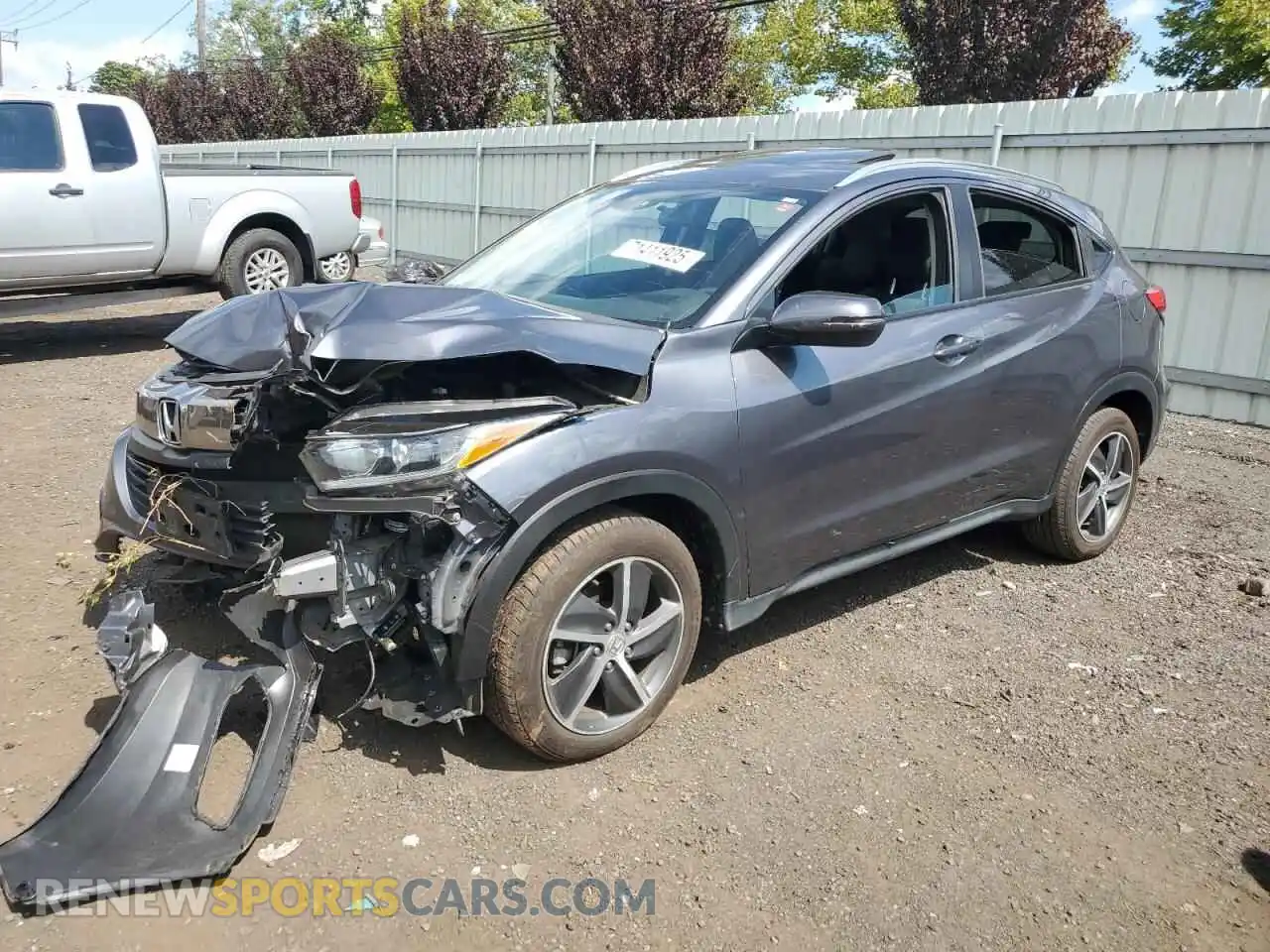 1 Photograph of a damaged car 3CZRU6H52MM702106 HONDA HR-V 2021