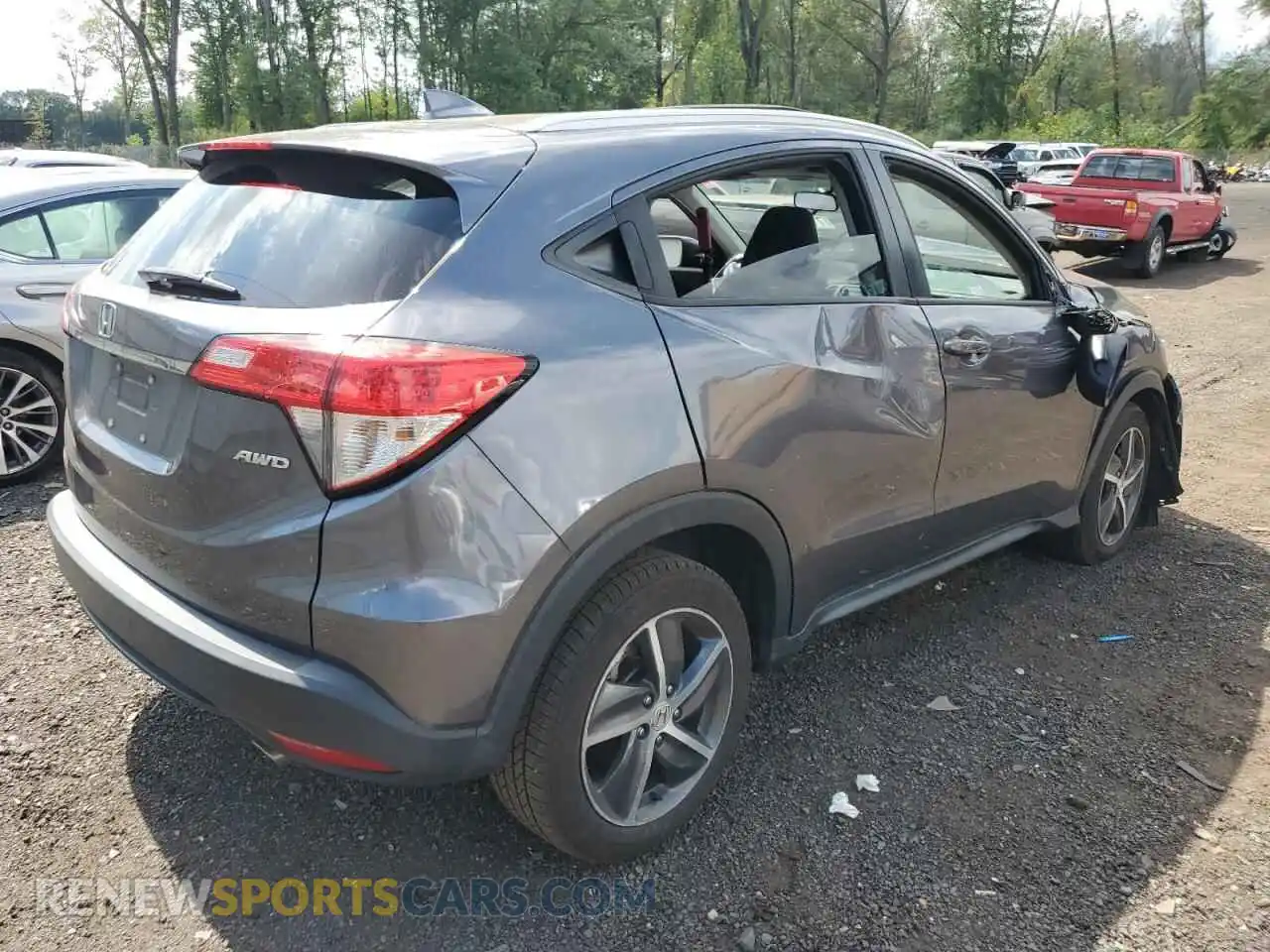 3 Photograph of a damaged car 3CZRU6H52MM702106 HONDA HR-V 2021