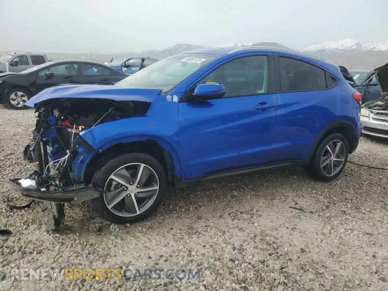 1 Photograph of a damaged car 3CZRU6H52MM744470 HONDA HR-V 2021