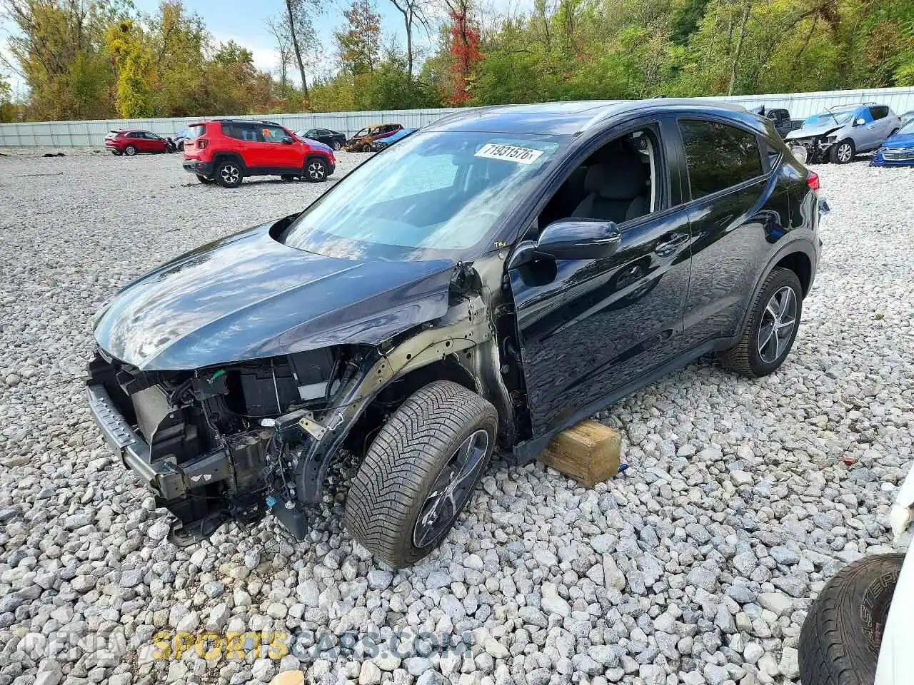 1 Photograph of a damaged car 3CZRU6H53MM706293 HONDA HR-V 2021