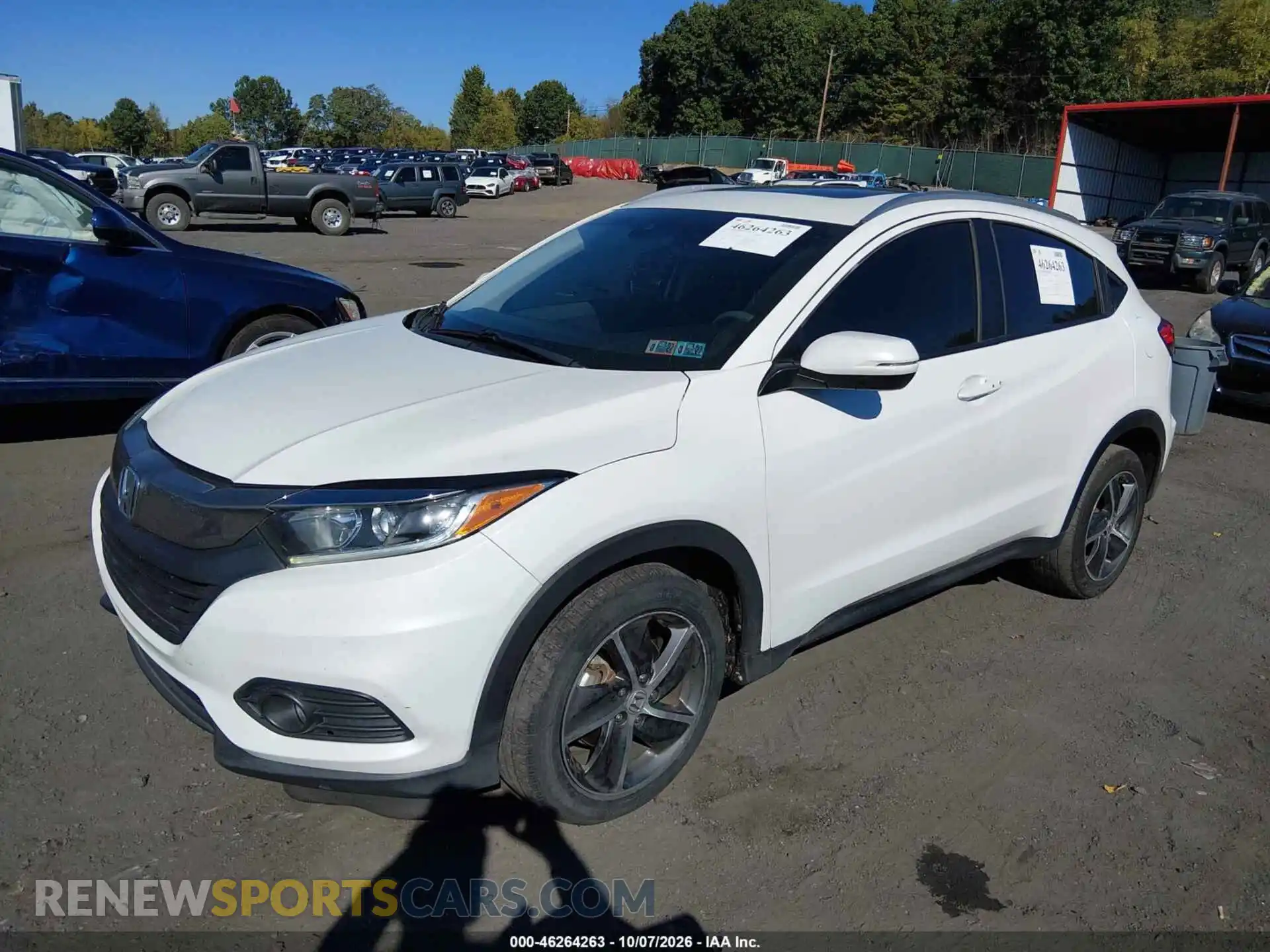 2 Photograph of a damaged car 3CZRU6H53MM714295 HONDA HR-V 2021