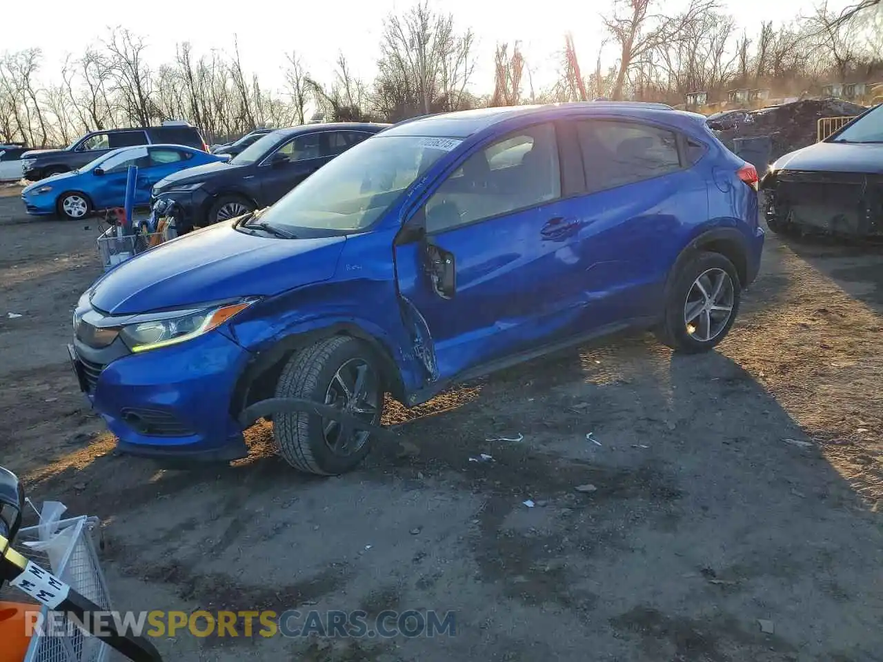 1 Photograph of a damaged car 3CZRU6H53MM714507 HONDA HR-V 2021