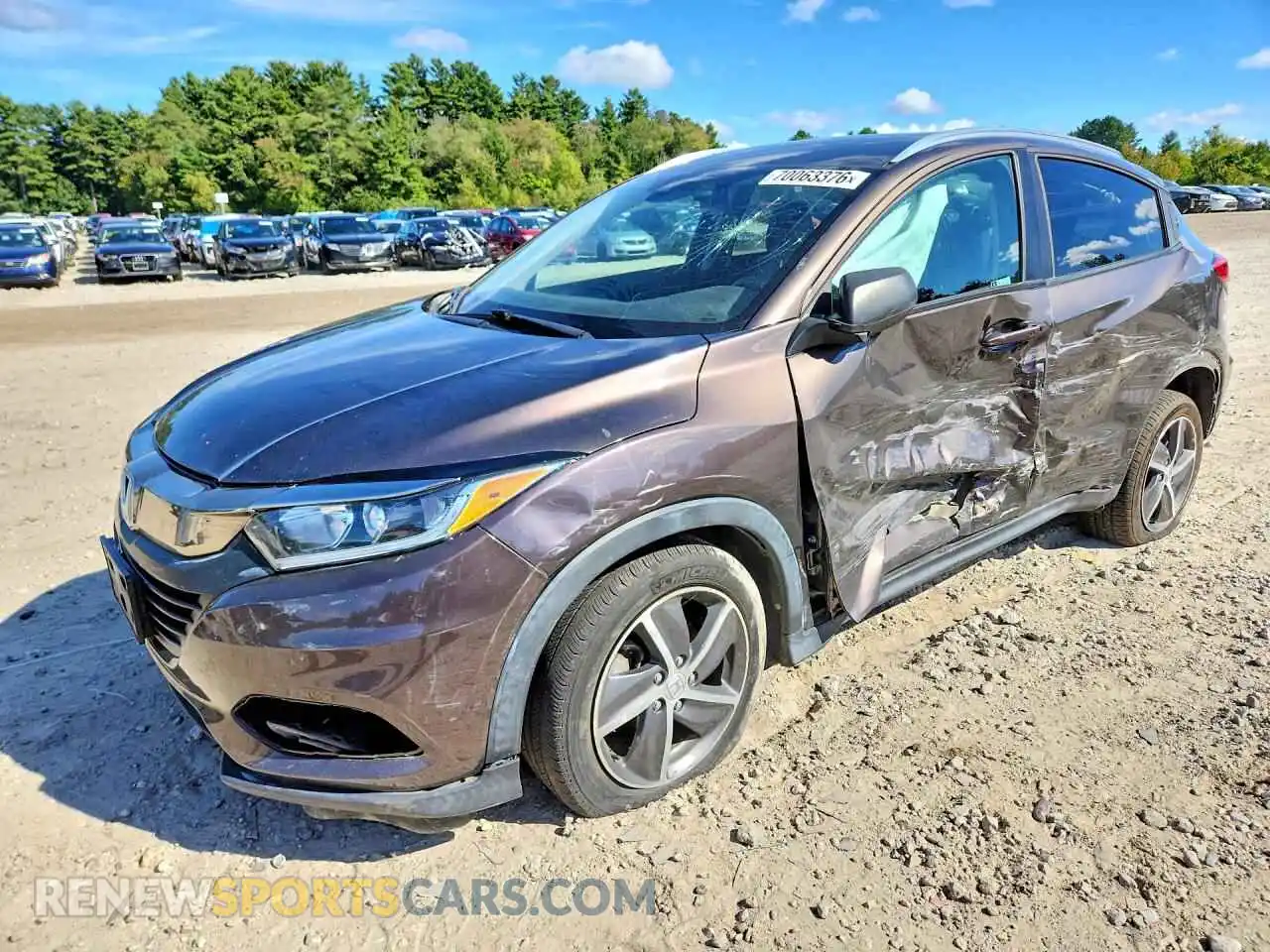 1 fotografías del automóvil dañado 3CZRU6H53MM725667 HONDA HR-V 2021