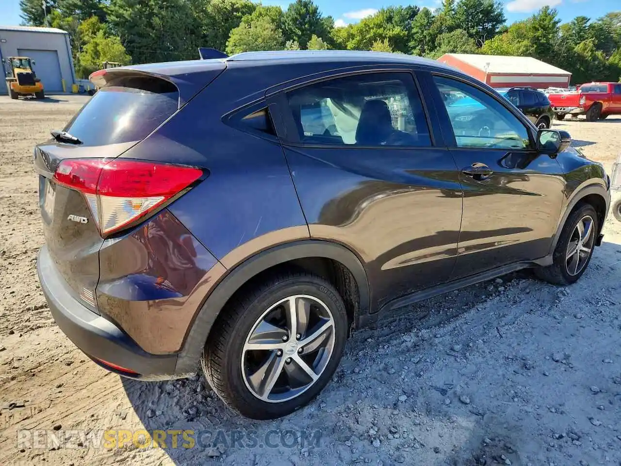 3 fotografías del automóvil dañado 3CZRU6H53MM725667 HONDA HR-V 2021