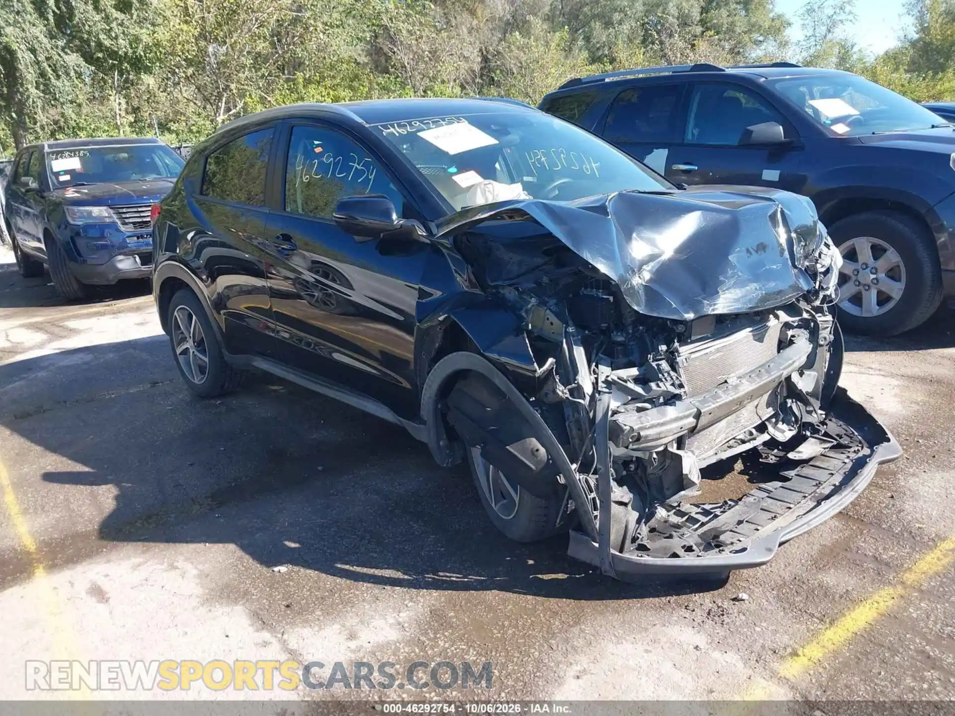 1 Photograph of a damaged car 3CZRU6H54MM712152 HONDA HR-V 2021