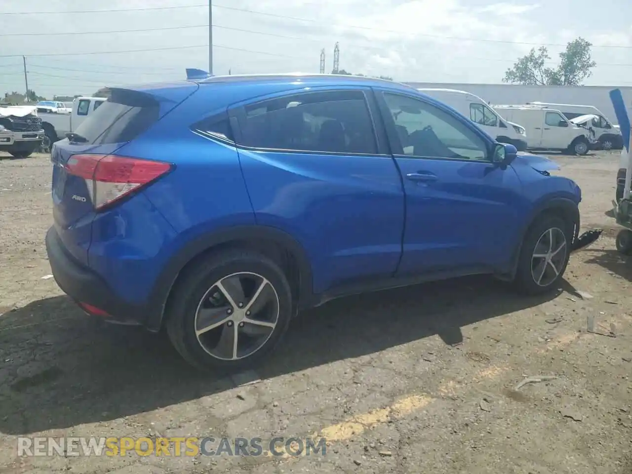 3 Photograph of a damaged car 3CZRU6H54MM735964 HONDA HR-V 2021