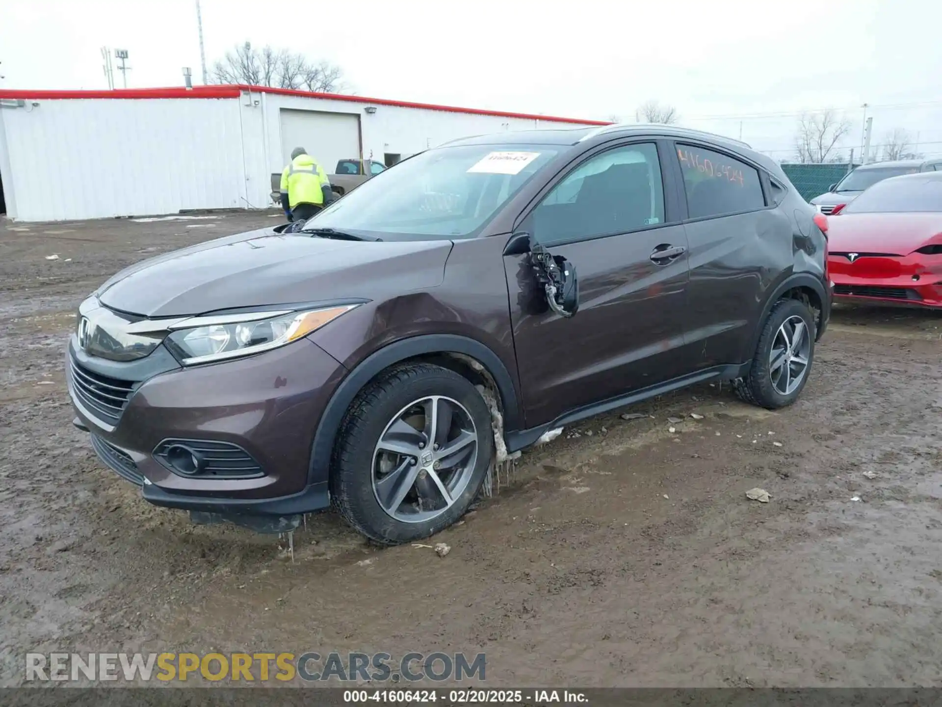 2 Фотография поврежденного автомобиля 3CZRU6H54MM736340 HONDA HR-V 2021