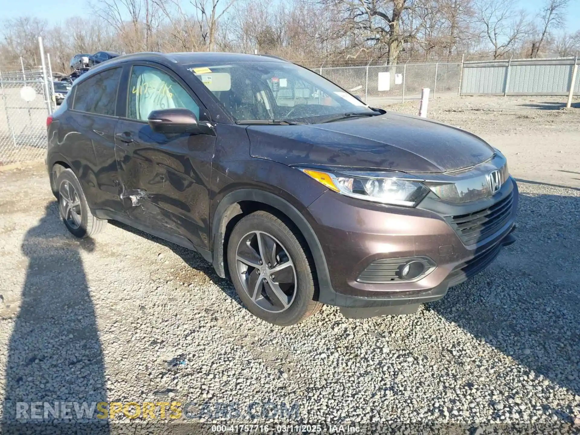 1 Photograph of a damaged car 3CZRU6H54MM748522 HONDA HR-V 2021