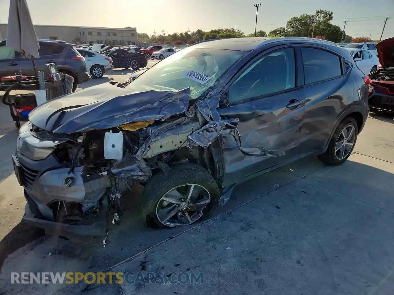 1 Photograph of a damaged car 3CZRU6H54MM749301 HONDA HR-V 2021