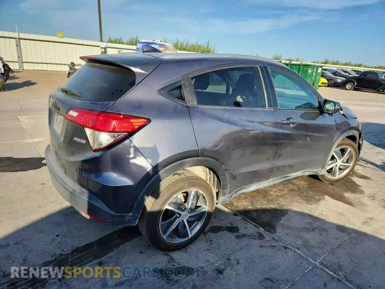 3 Photograph of a damaged car 3CZRU6H54MM749301 HONDA HR-V 2021