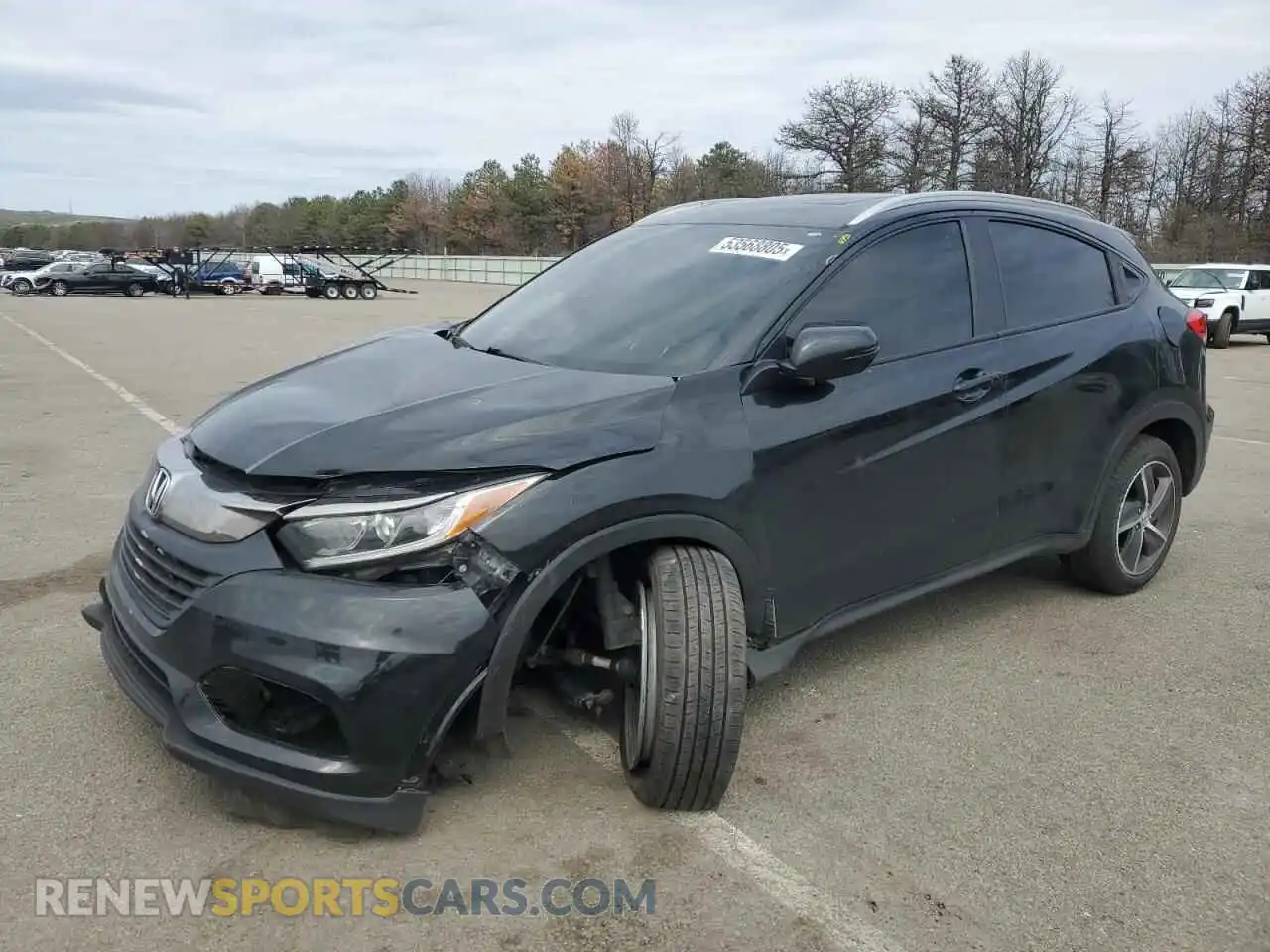 1 fotografías del automóvil dañado 3CZRU6H55MM717456 HONDA HR-V 2021