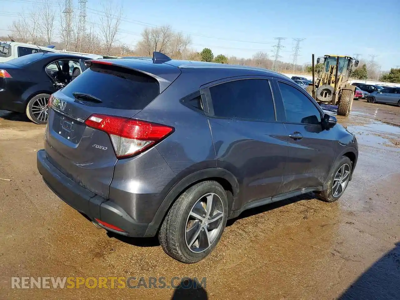 3 fotografías del automóvil dañado 3CZRU6H57MM705812 HONDA HR-V 2021