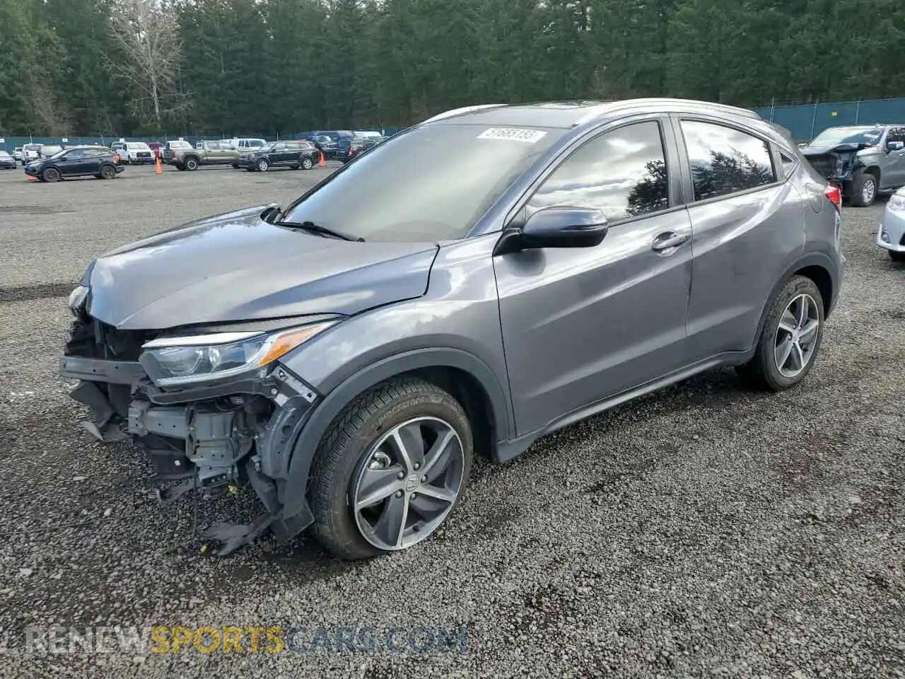 1 Photograph of a damaged car 3CZRU6H57MM706703 HONDA HR-V 2021