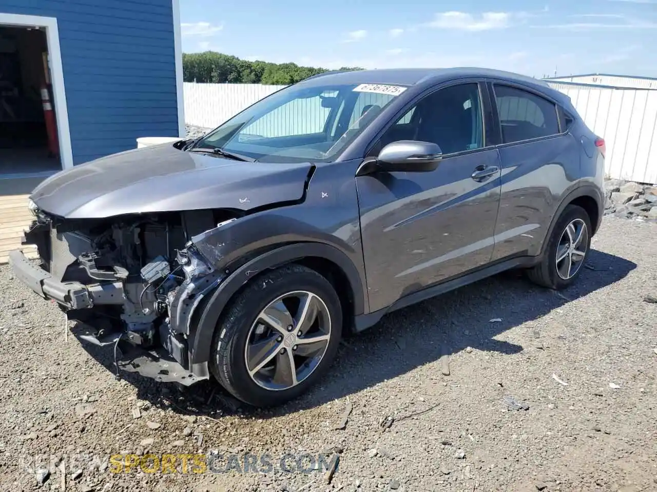 1 Photograph of a damaged car 3CZRU6H57MM729849 HONDA HR-V 2021