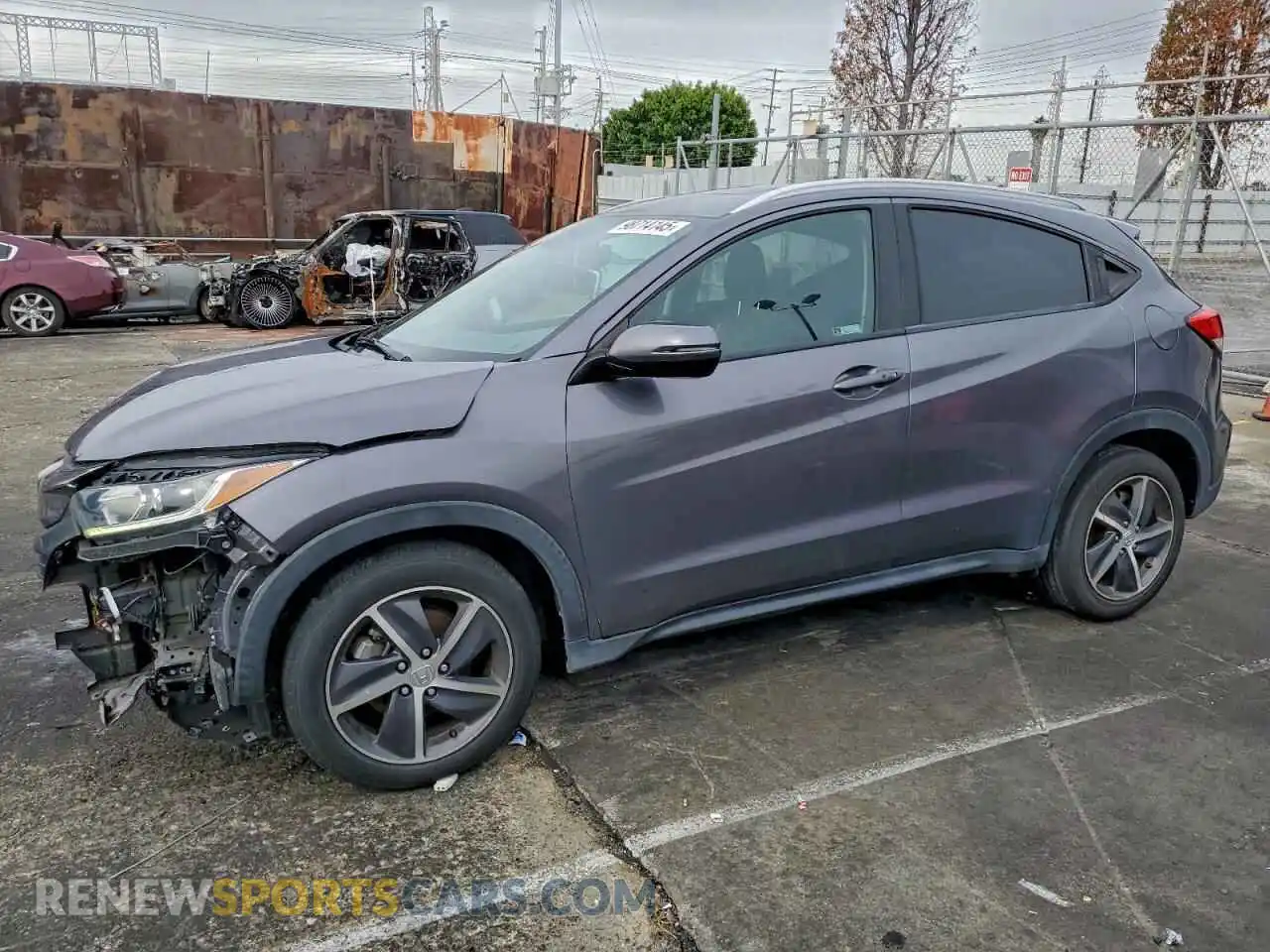 1 Photograph of a damaged car 3CZRU6H57MM749065 HONDA HR-V 2021