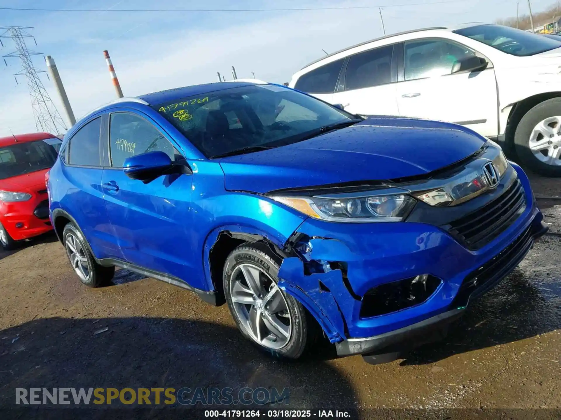 1 fotografías del automóvil dañado 3CZRU6H57MM752225 HONDA HR-V 2021