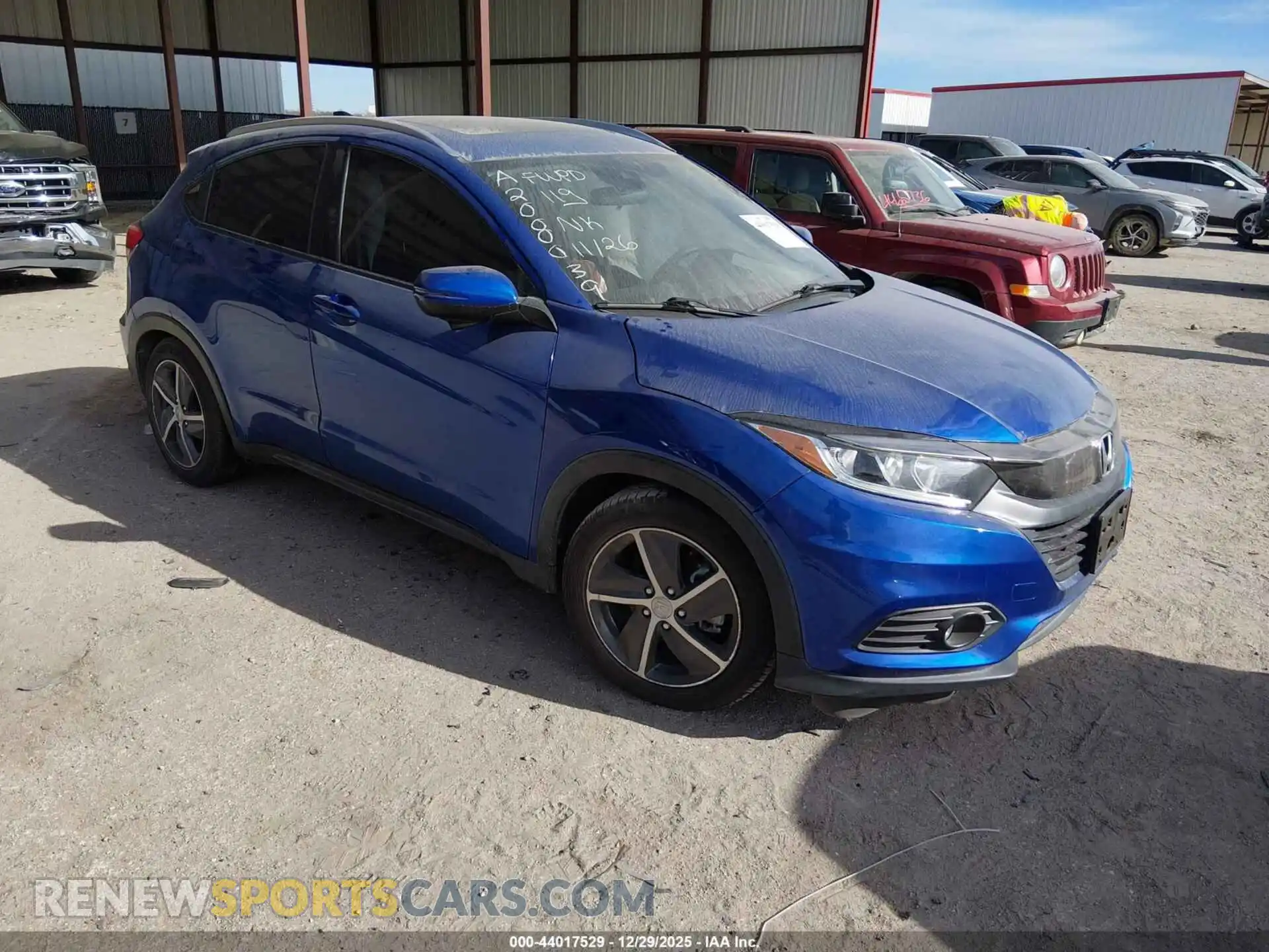 1 Photograph of a damaged car 3CZRU6H57MM753892 HONDA HR-V 2021