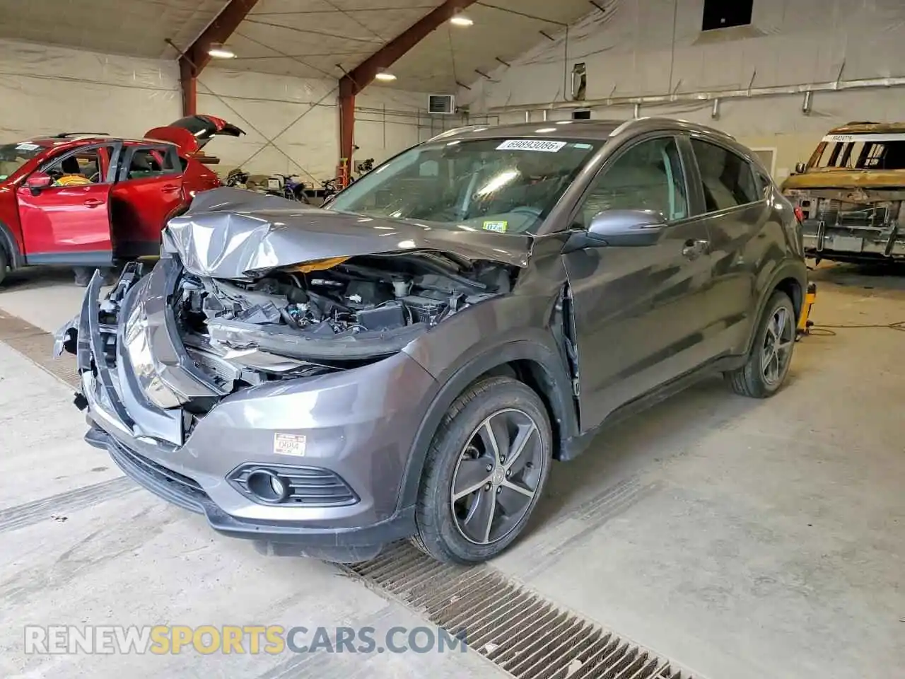 1 Photograph of a damaged car 3CZRU6H58MM737457 HONDA HR-V 2021