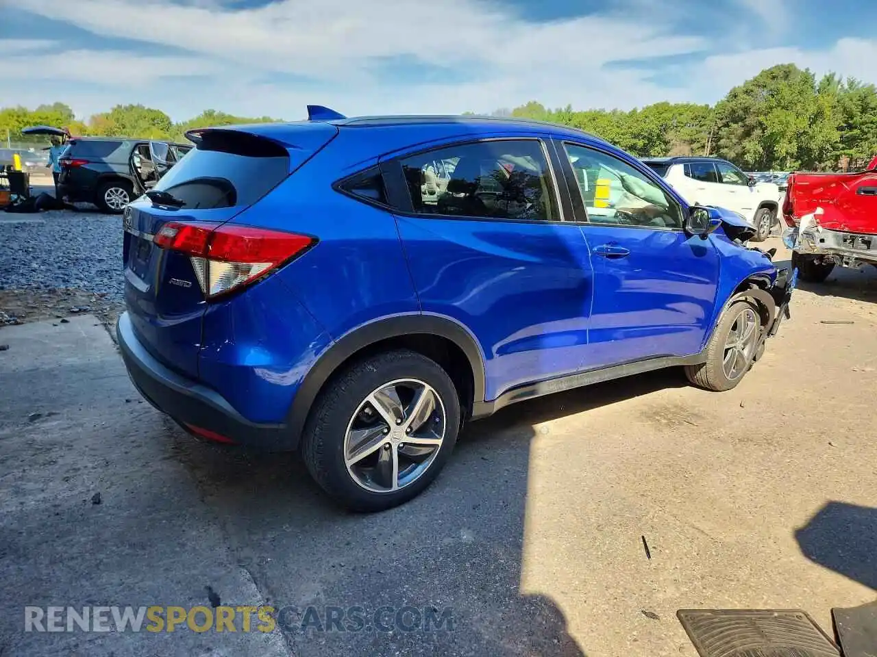 3 Фотография поврежденного автомобиля 3CZRU6H59MM721896 HONDA HR-V 2021