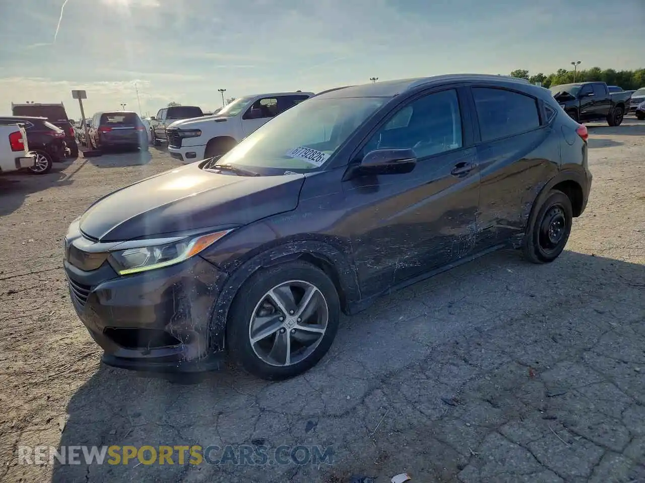 1 Photograph of a damaged car 3CZRU6H59MM726189 HONDA HR-V 2021