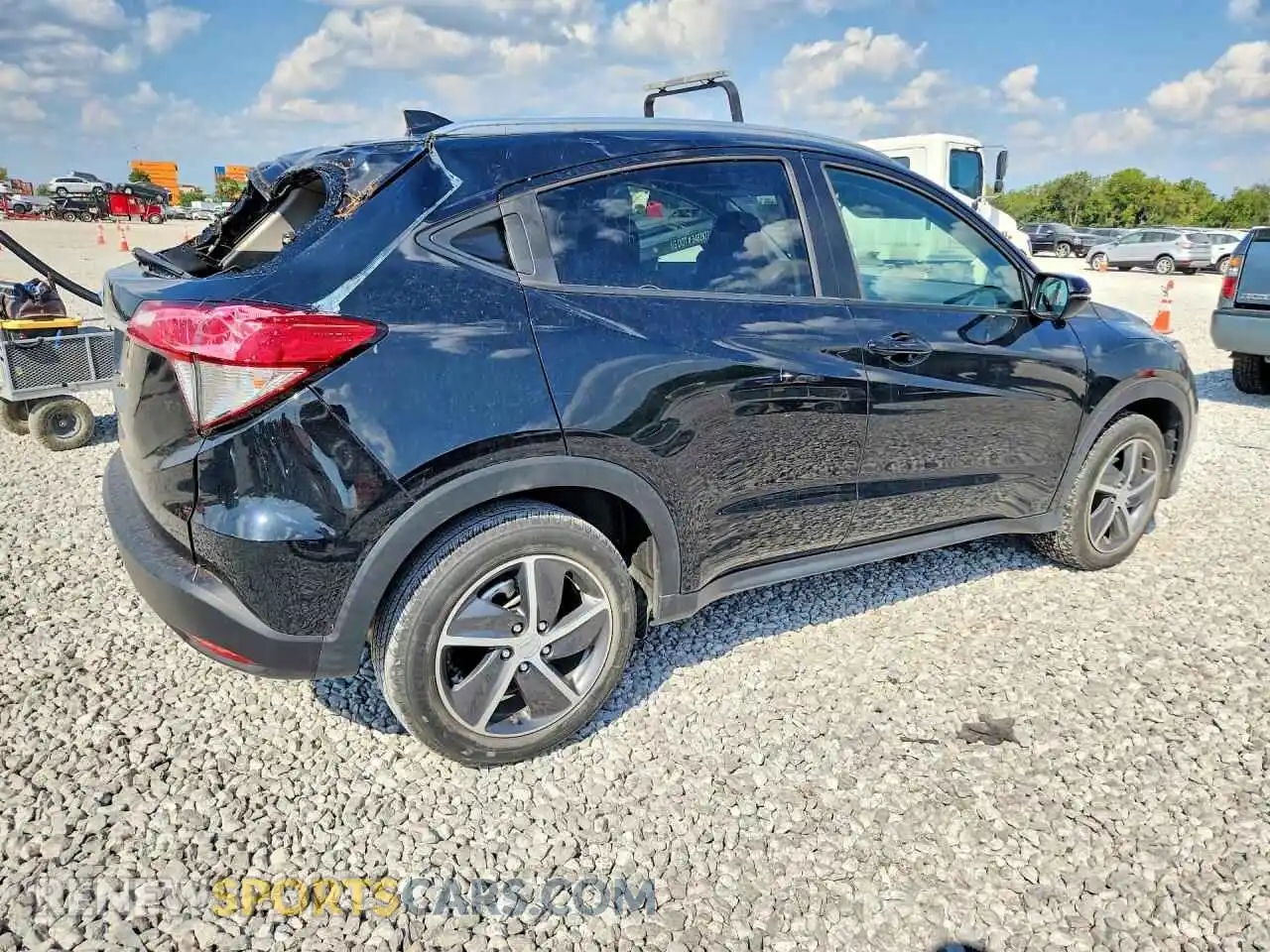 3 fotografías del automóvil dañado 3CZRU6H59MM731165 HONDA HR-V 2021