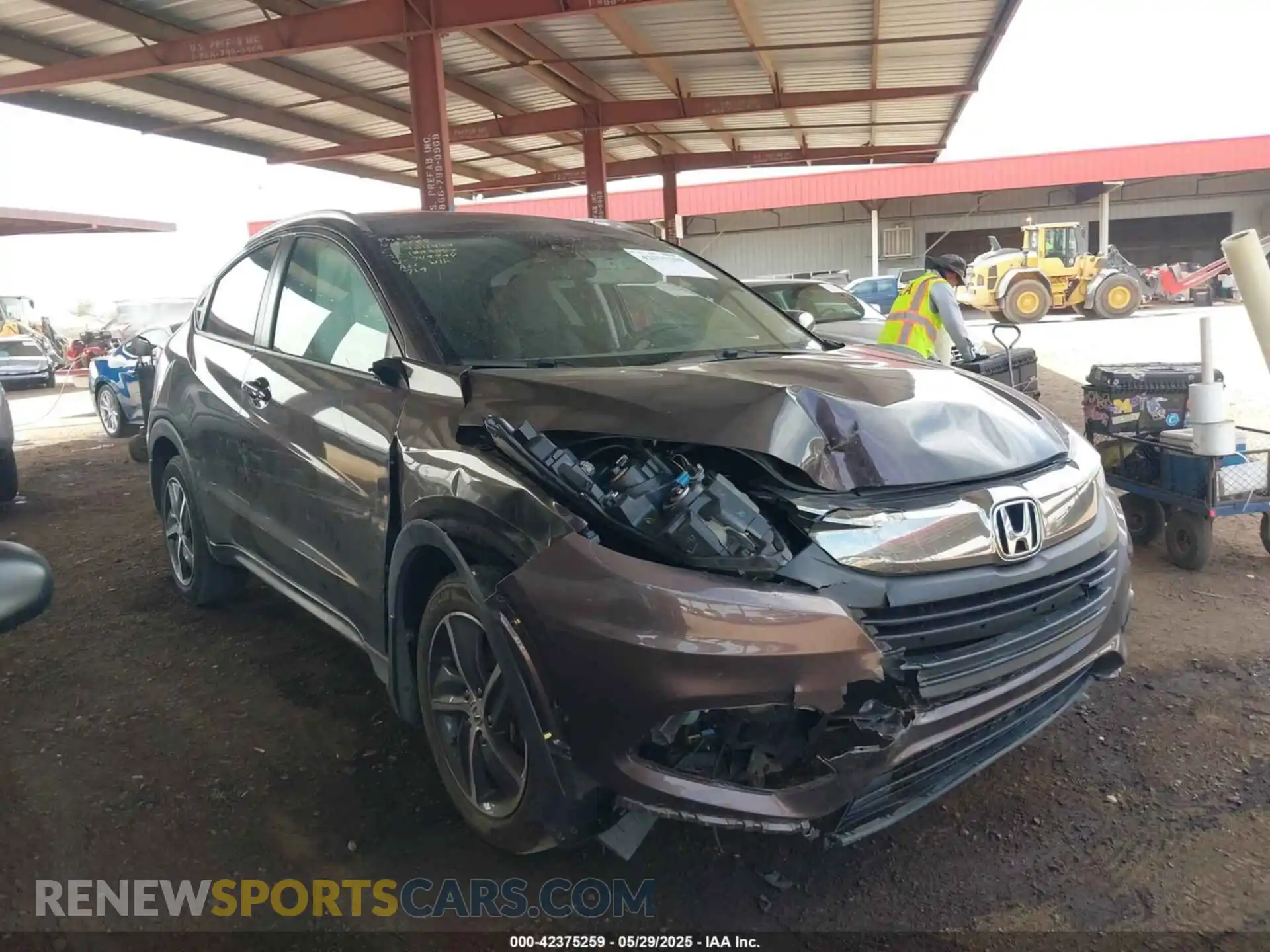 1 Photograph of a damaged car 3CZRU6H59MM749794 HONDA HR-V 2021