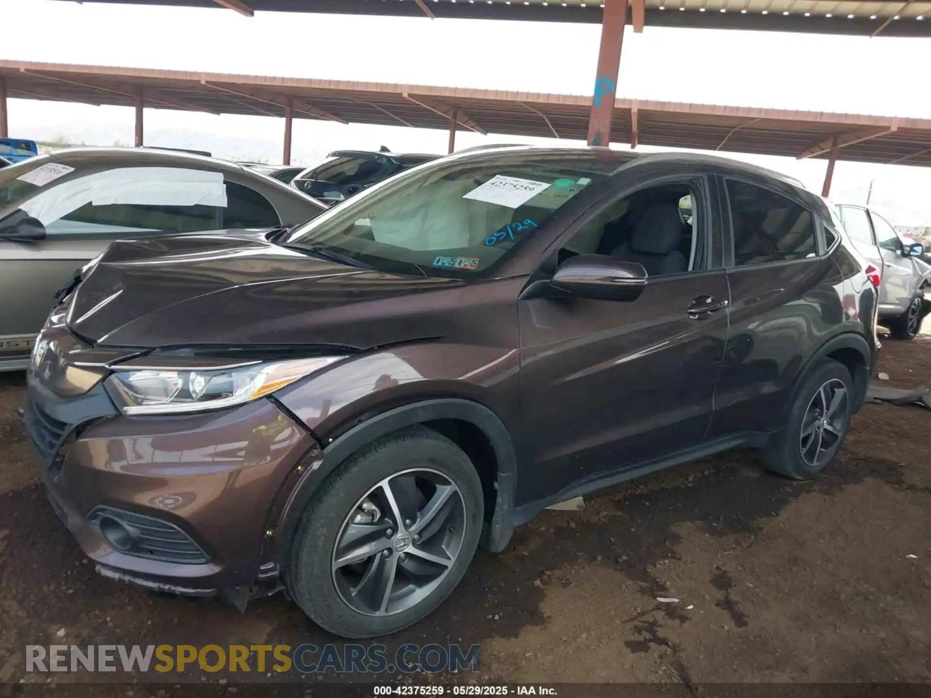 2 Photograph of a damaged car 3CZRU6H59MM749794 HONDA HR-V 2021