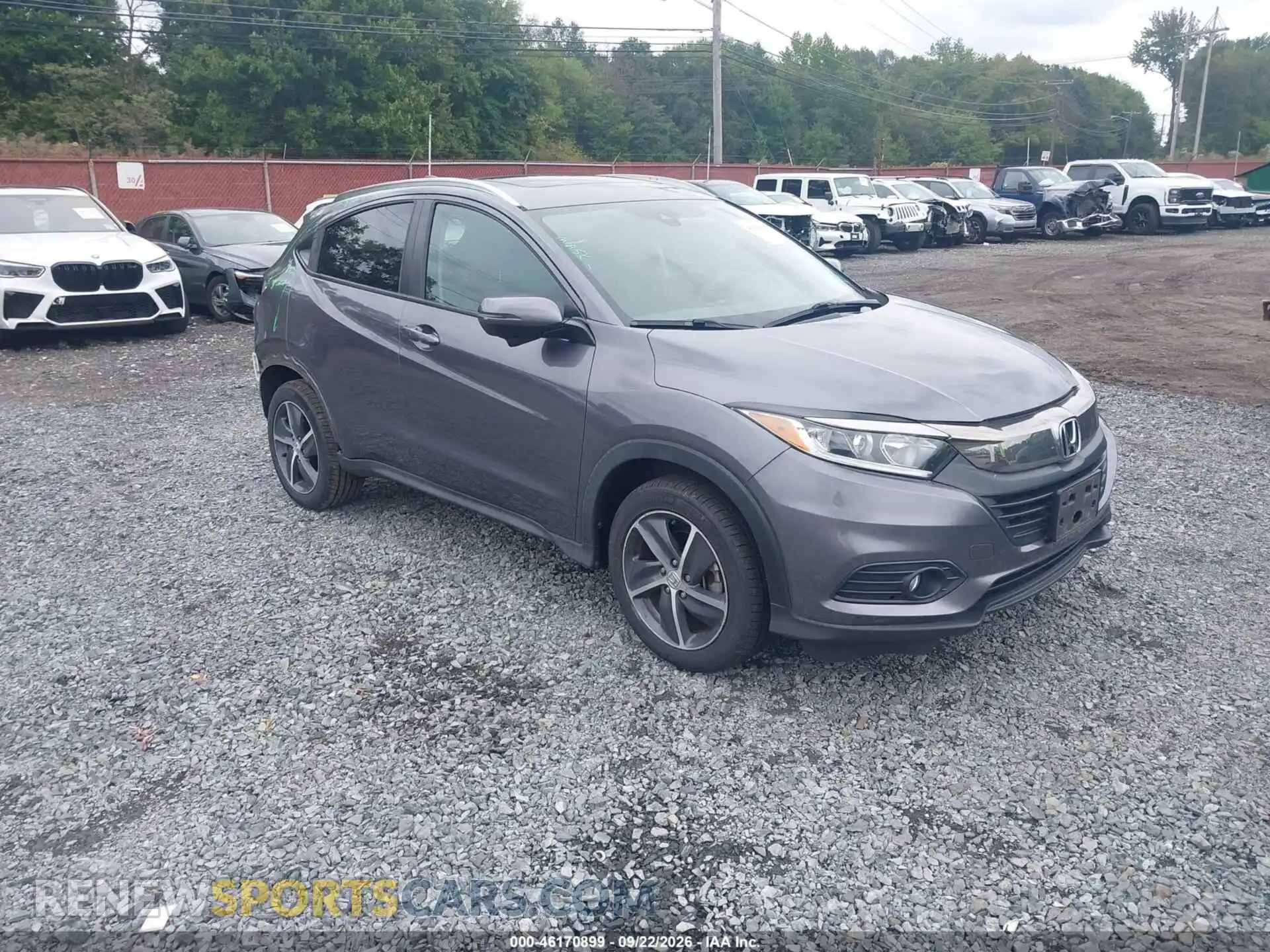 1 Photograph of a damaged car 3CZRU6H5XMM706341 HONDA HR-V 2021