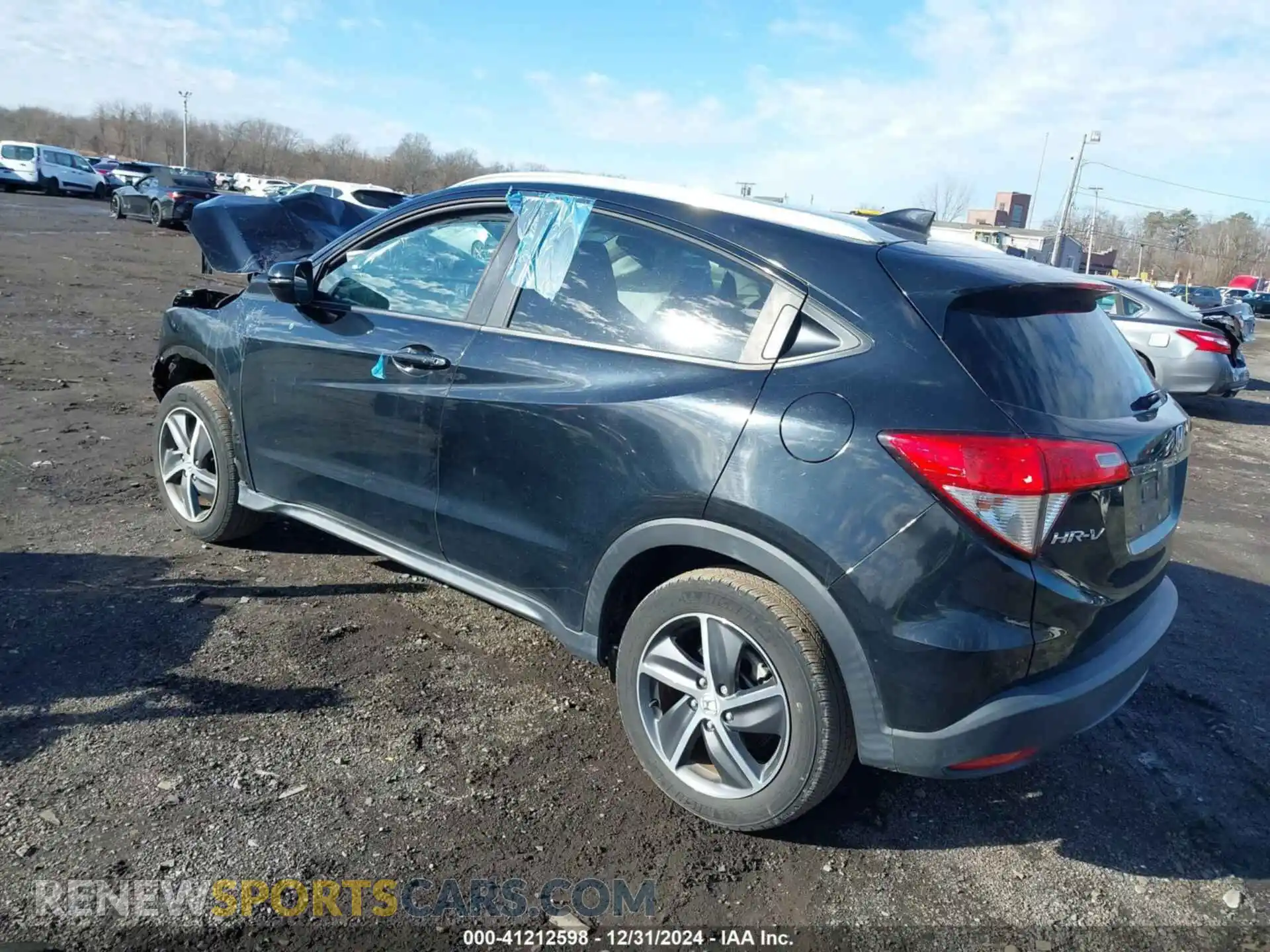 3 fotografías del automóvil dañado 3CZRU6H5XMM712026 HONDA HR-V 2021