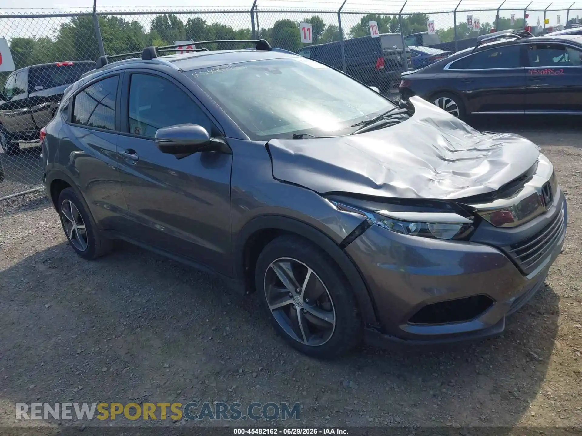 1 Photograph of a damaged car 3CZRU6H5XMM713984 HONDA HR-V 2021